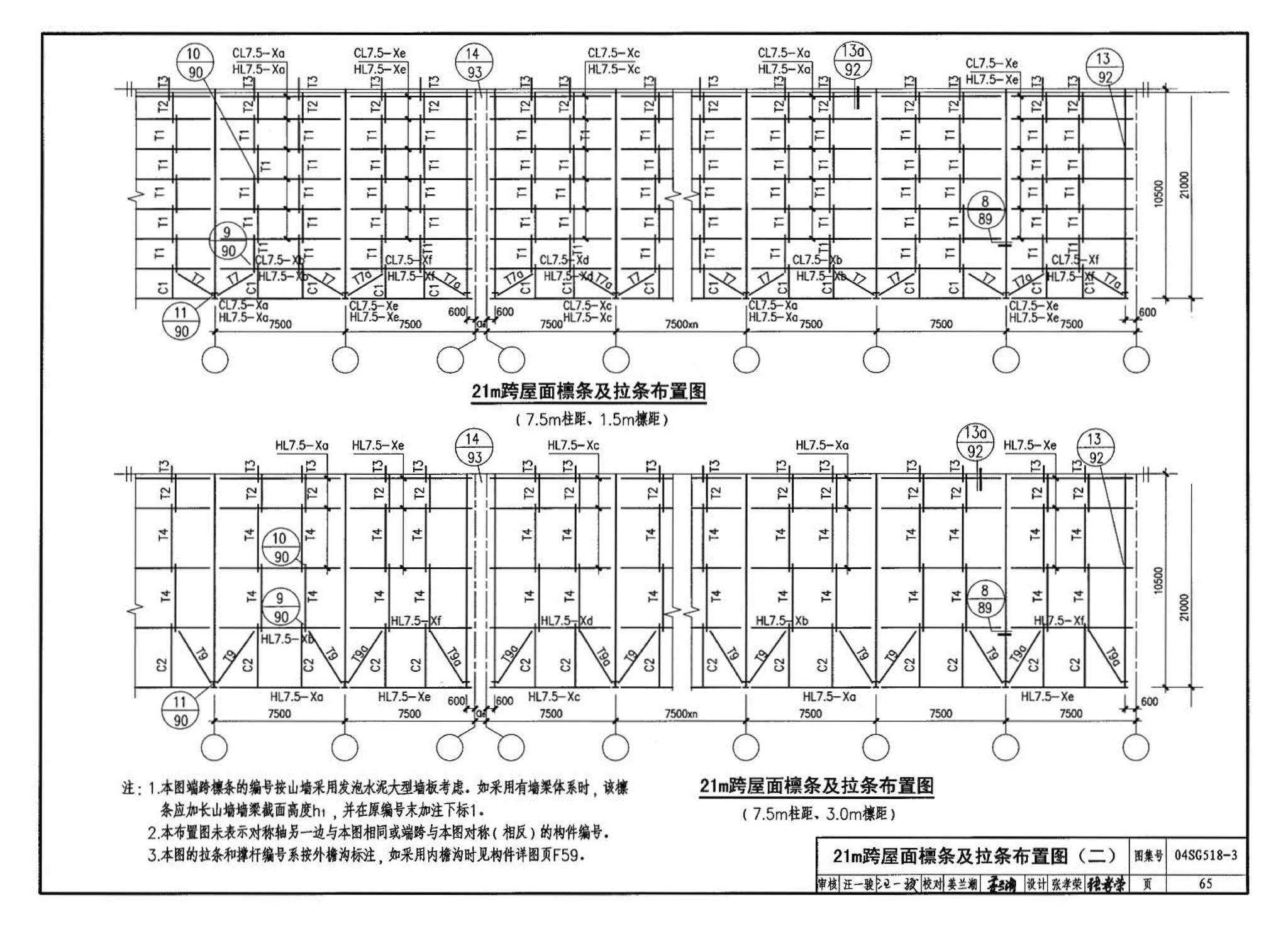 04SG518-3附构件详图--门式刚架轻型房屋钢结构（有吊车）附:构件详图