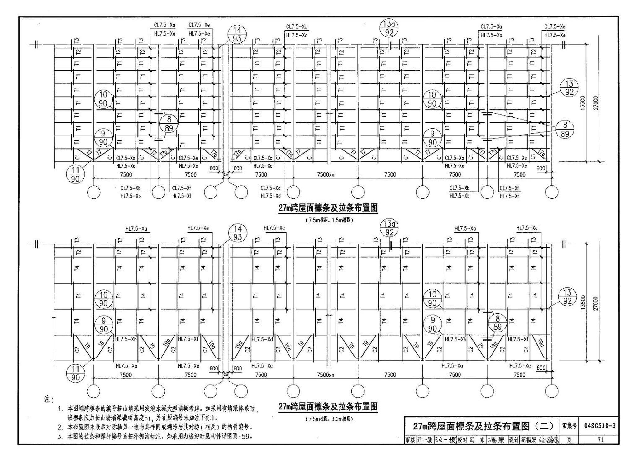 04SG518-3附构件详图--门式刚架轻型房屋钢结构（有吊车）附:构件详图