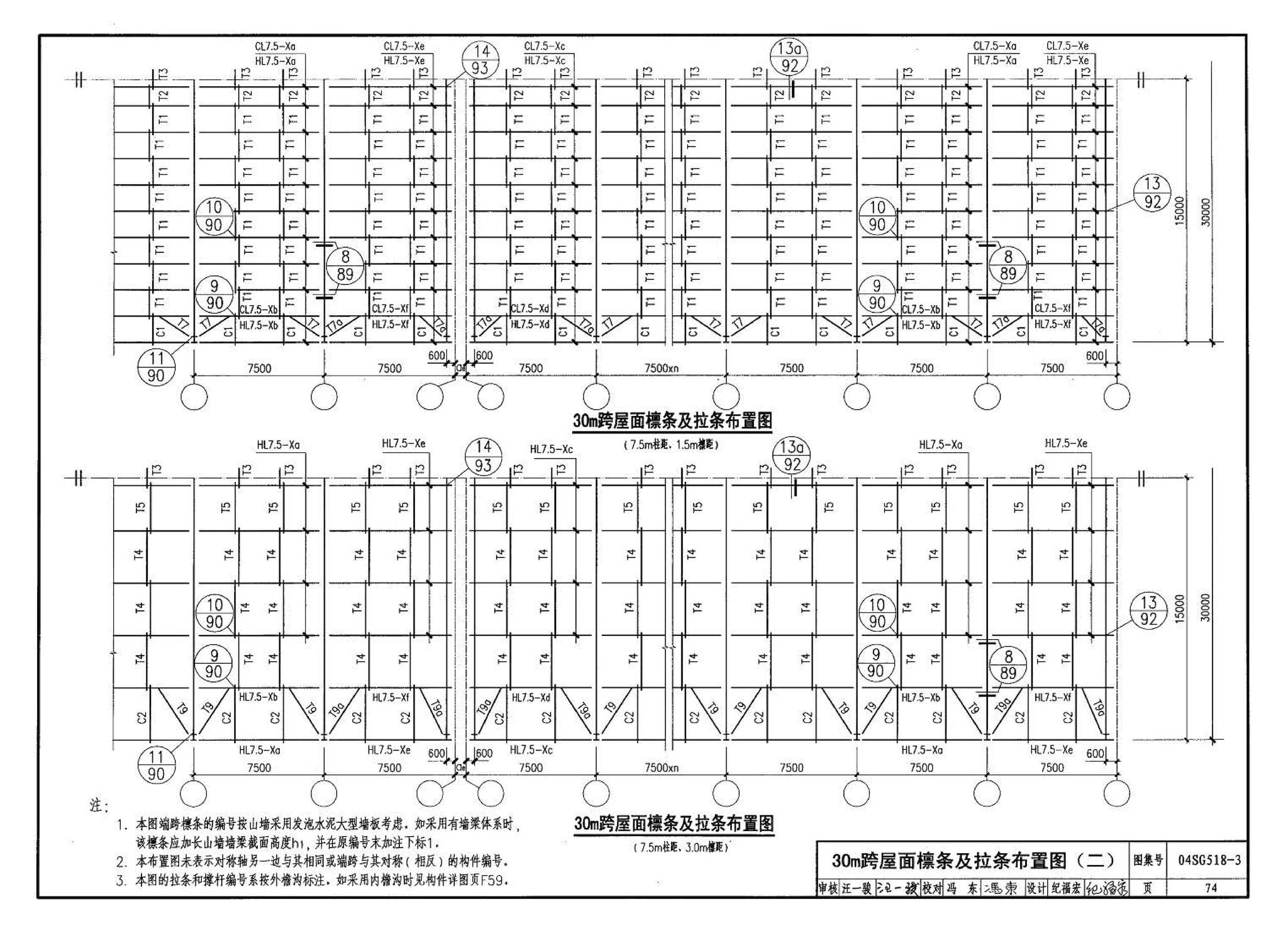 04SG518-3附构件详图--门式刚架轻型房屋钢结构（有吊车）附:构件详图