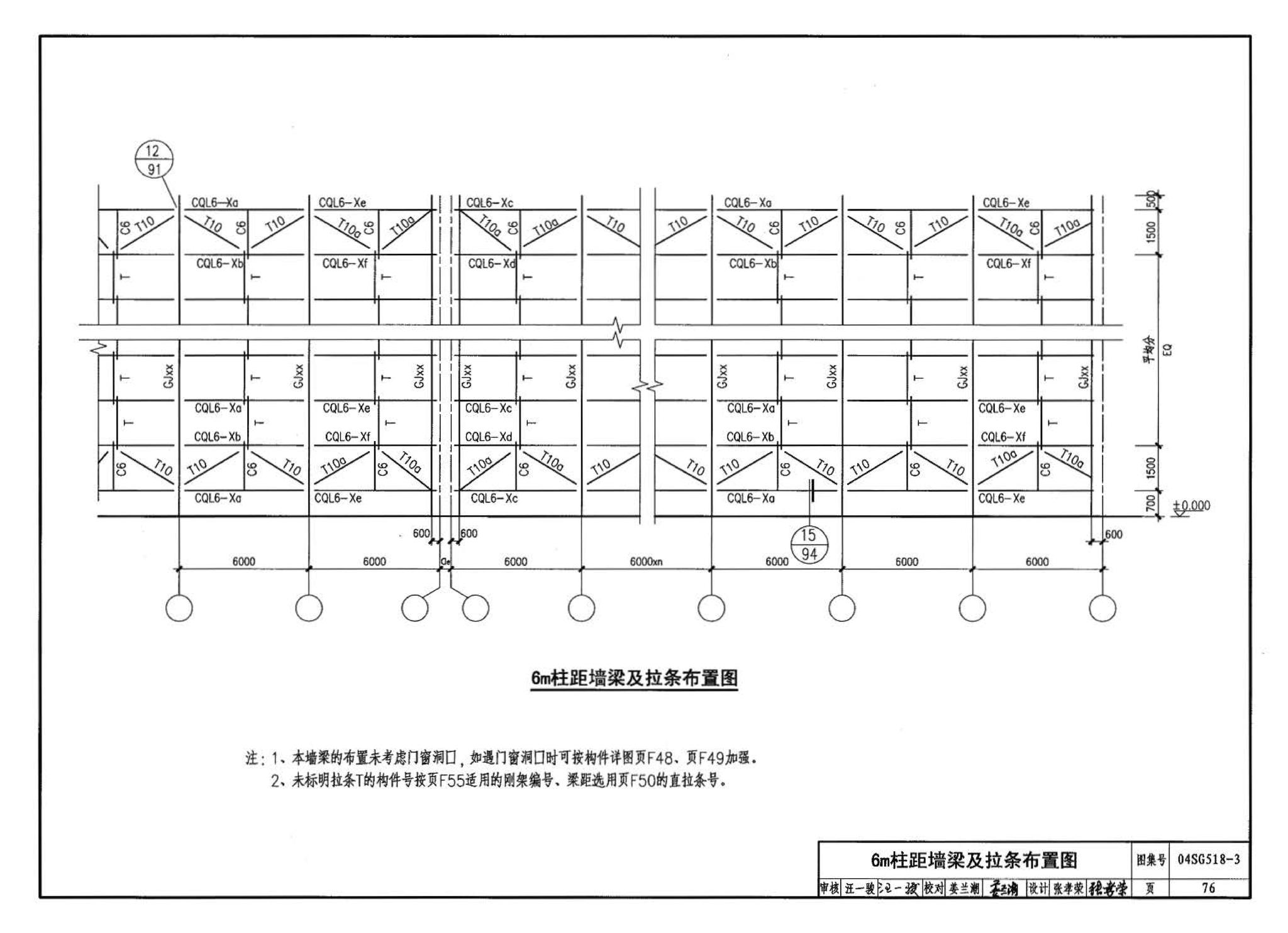 04SG518-3附构件详图--门式刚架轻型房屋钢结构（有吊车）附:构件详图