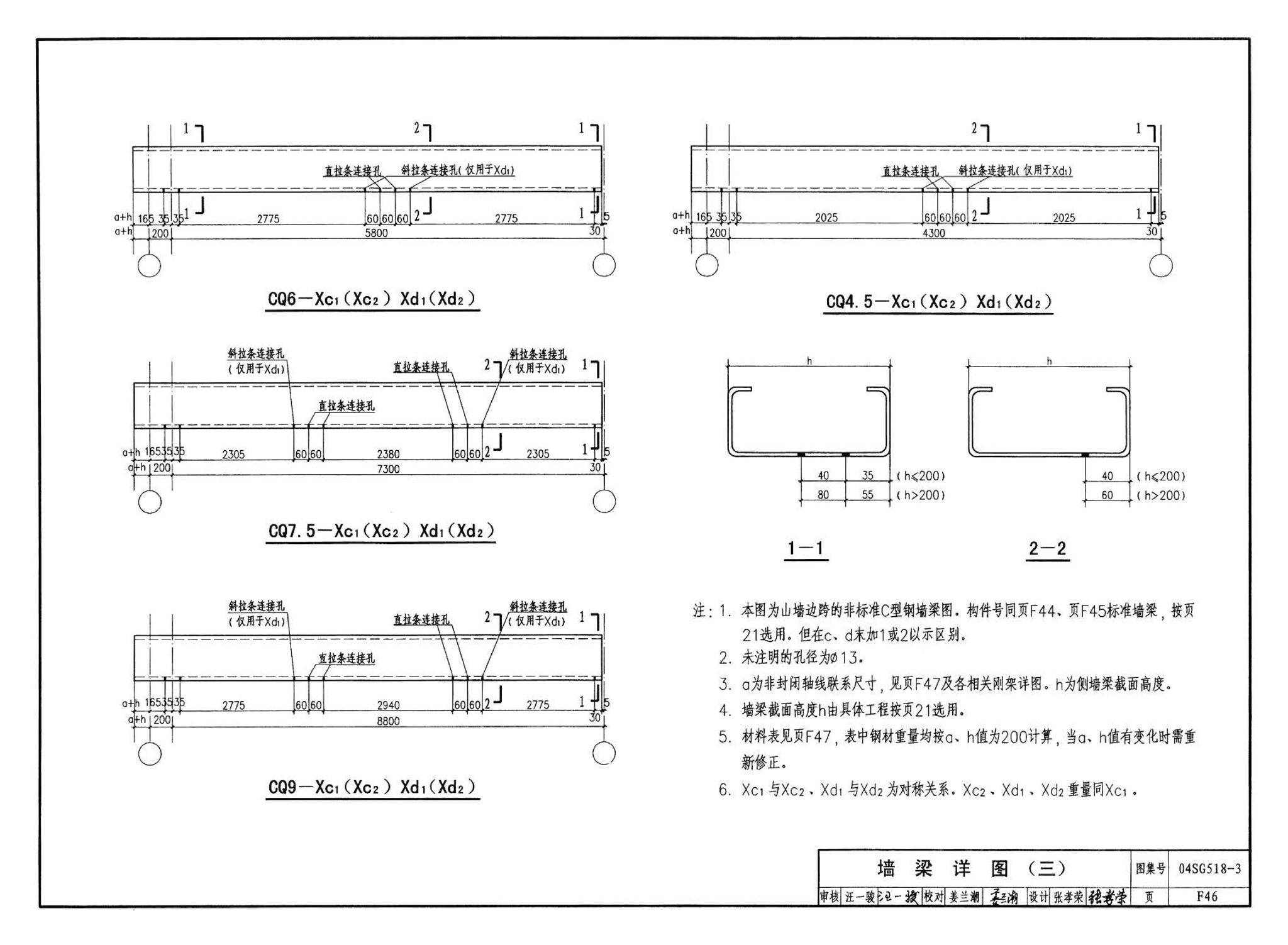 04SG518-3附构件详图--门式刚架轻型房屋钢结构（有吊车）附:构件详图