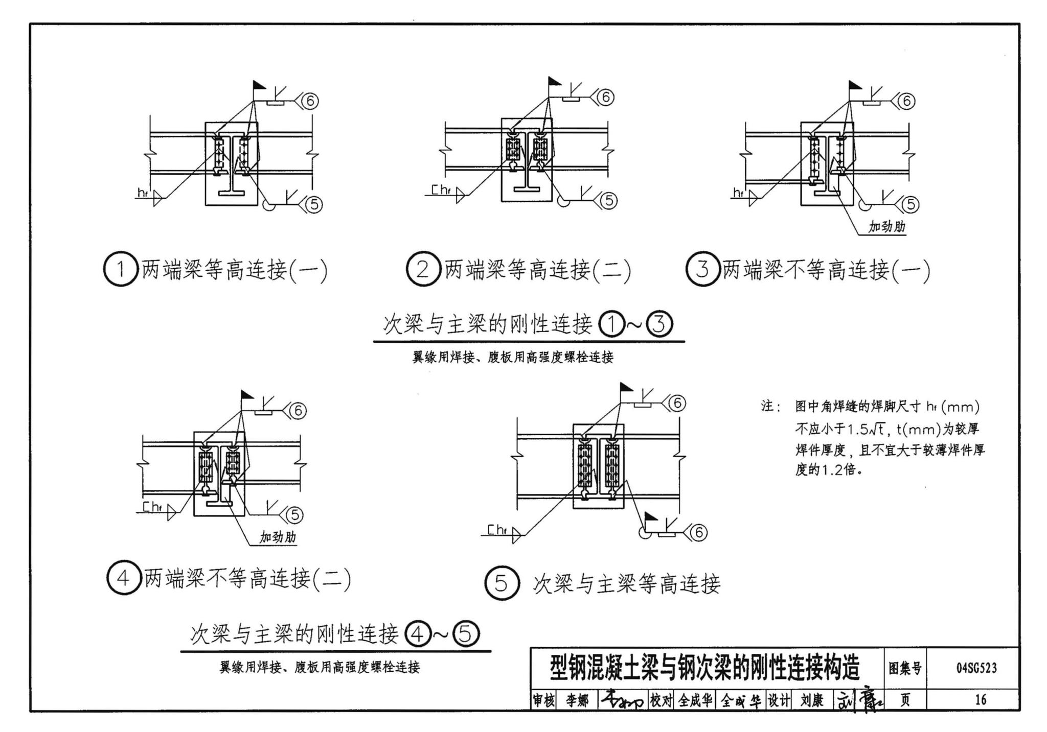 04SG523--型钢混凝土组合结构构造