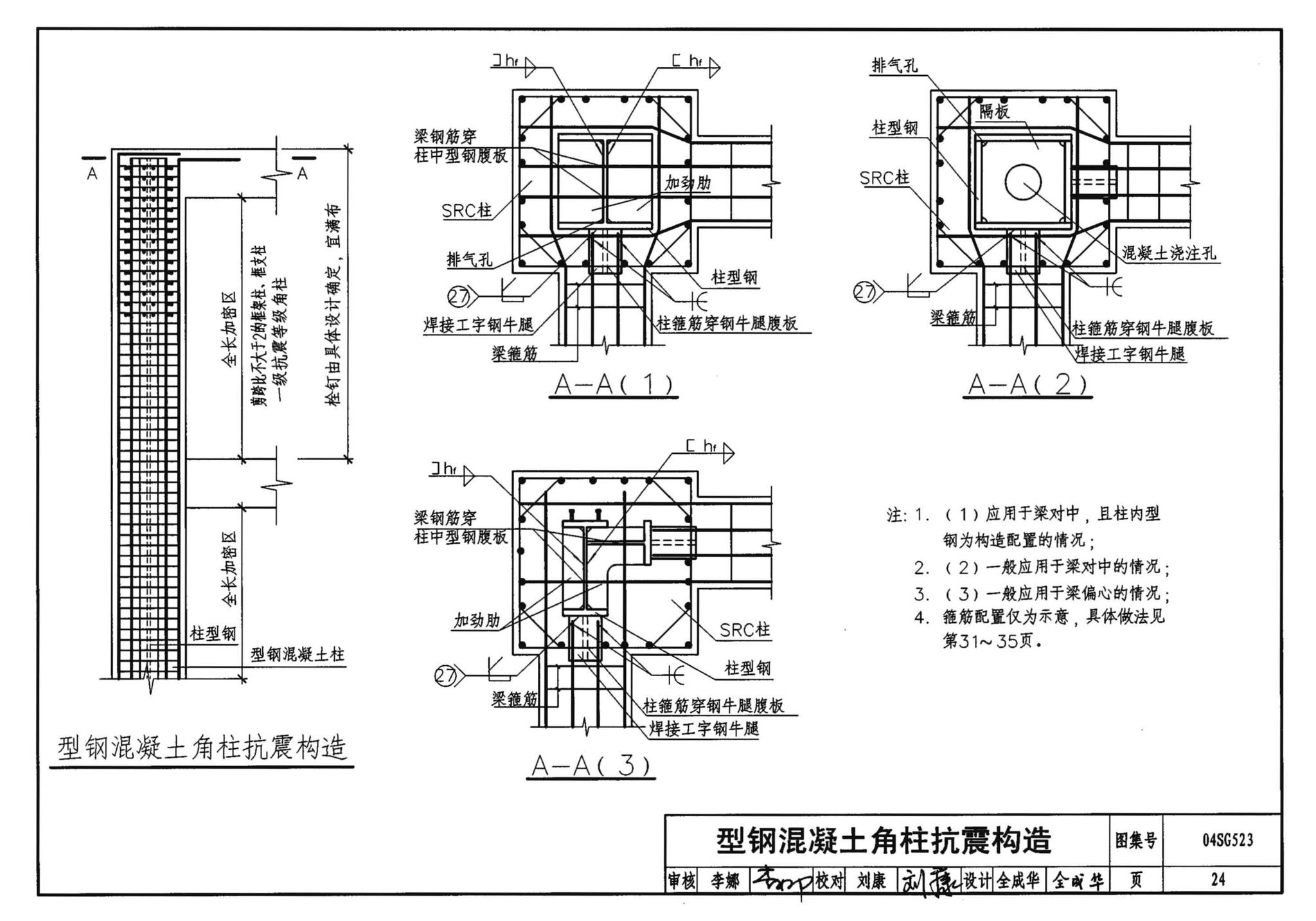 04SG523--型钢混凝土组合结构构造