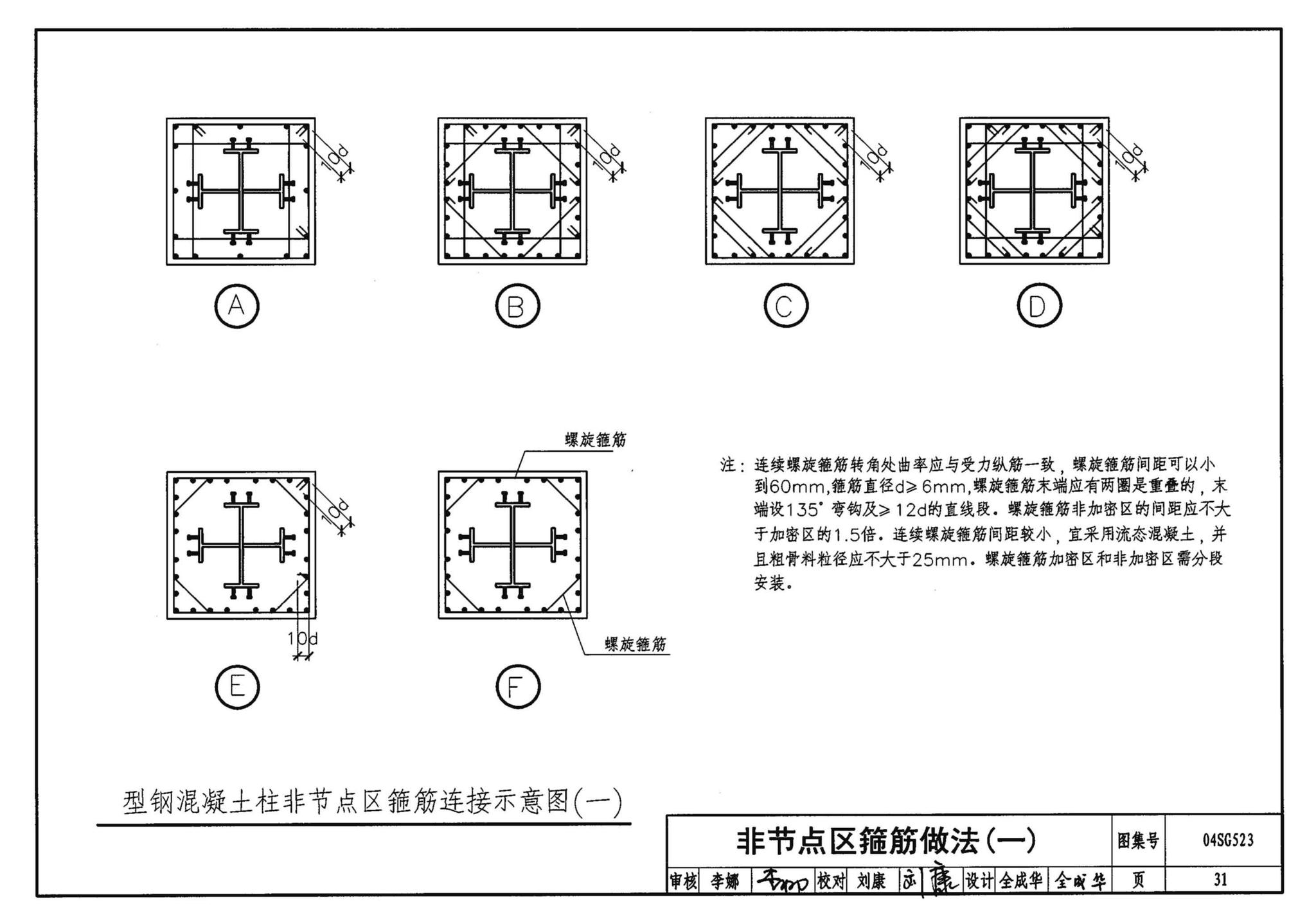 04SG523--型钢混凝土组合结构构造