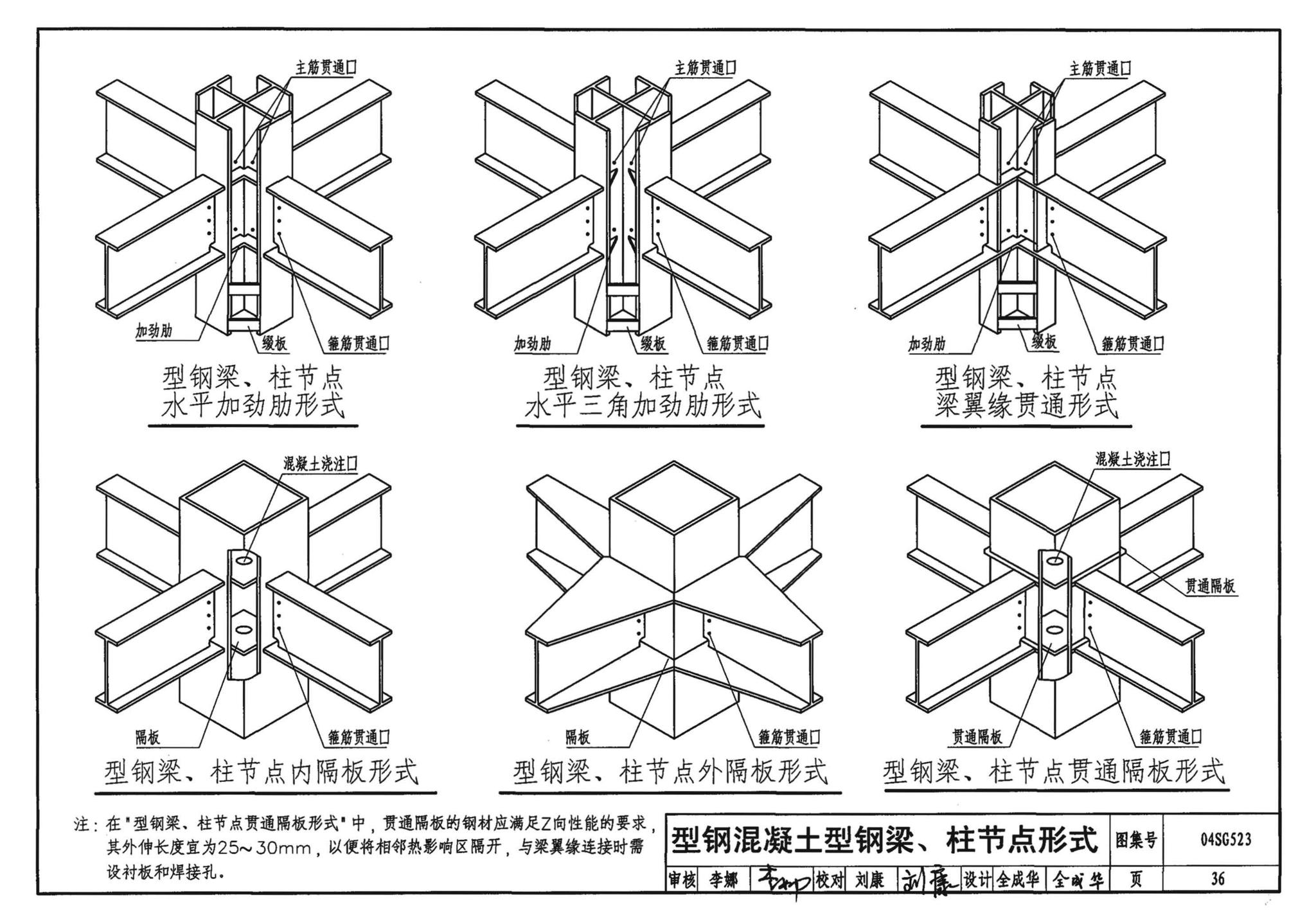 04SG523--型钢混凝土组合结构构造