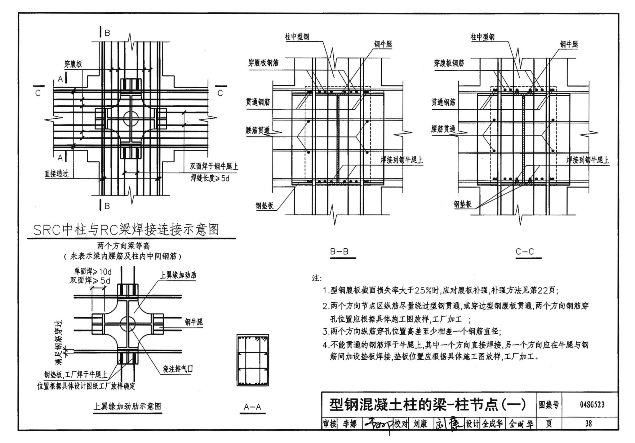 04SG523--型钢混凝土组合结构构造