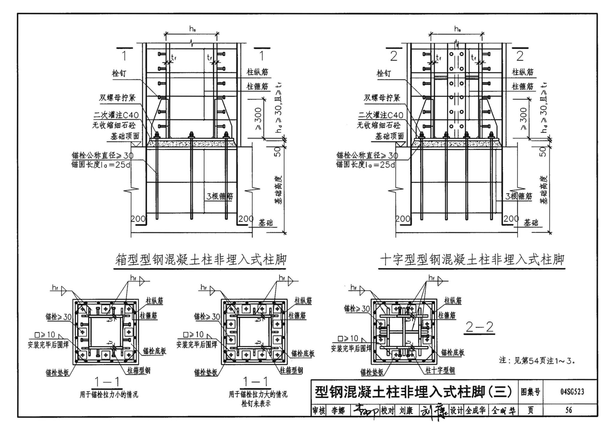 04SG523--型钢混凝土组合结构构造