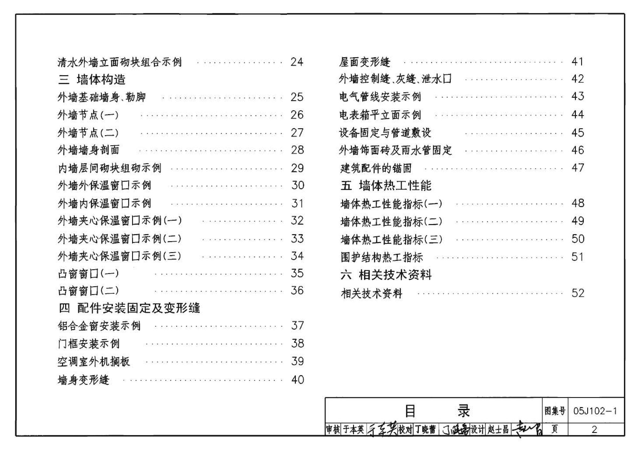 05J102-1--混凝土小型空心砌块墙体建筑构造