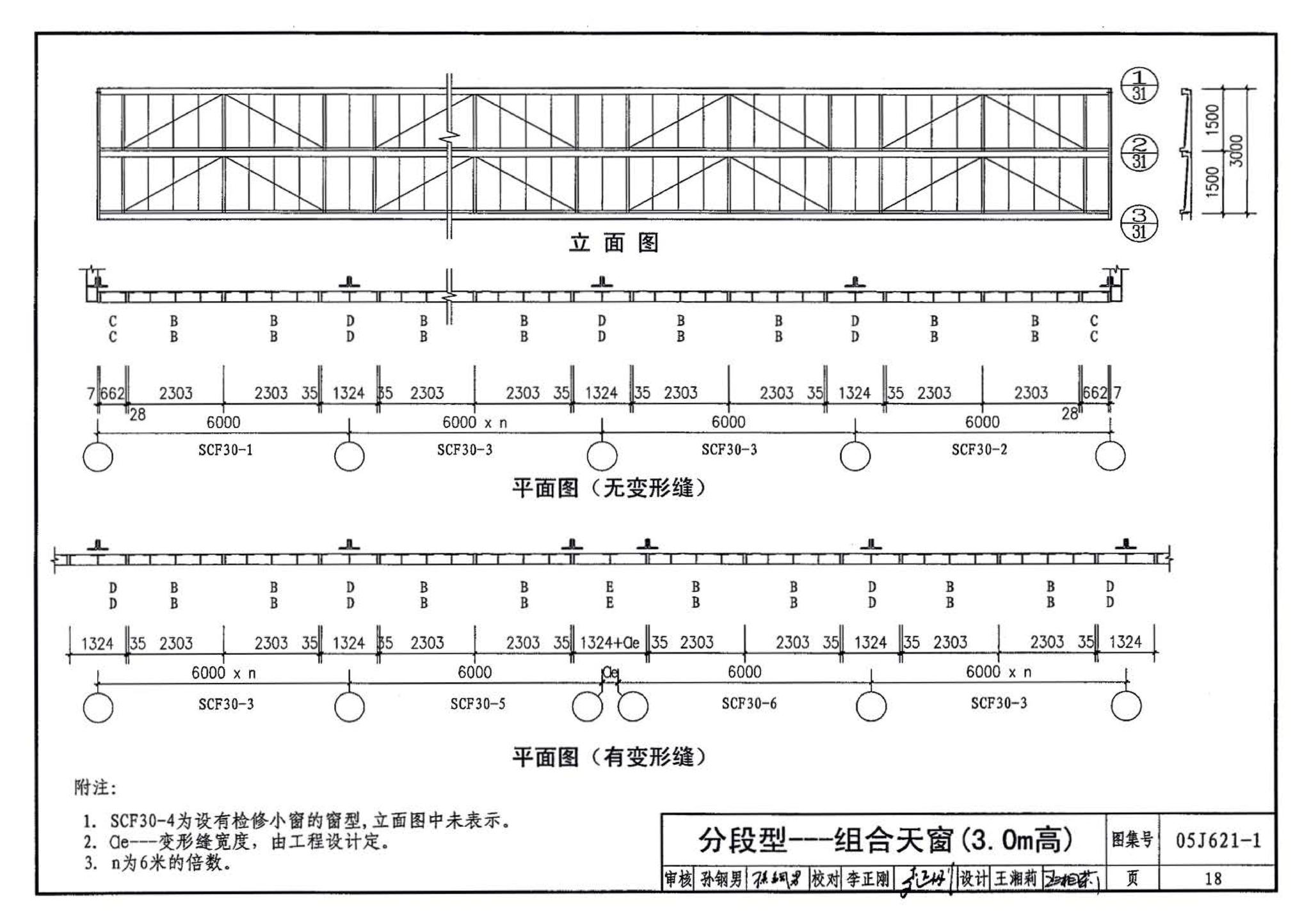 05J621-1--天窗－上悬钢天窗、中悬钢天窗、平天窗