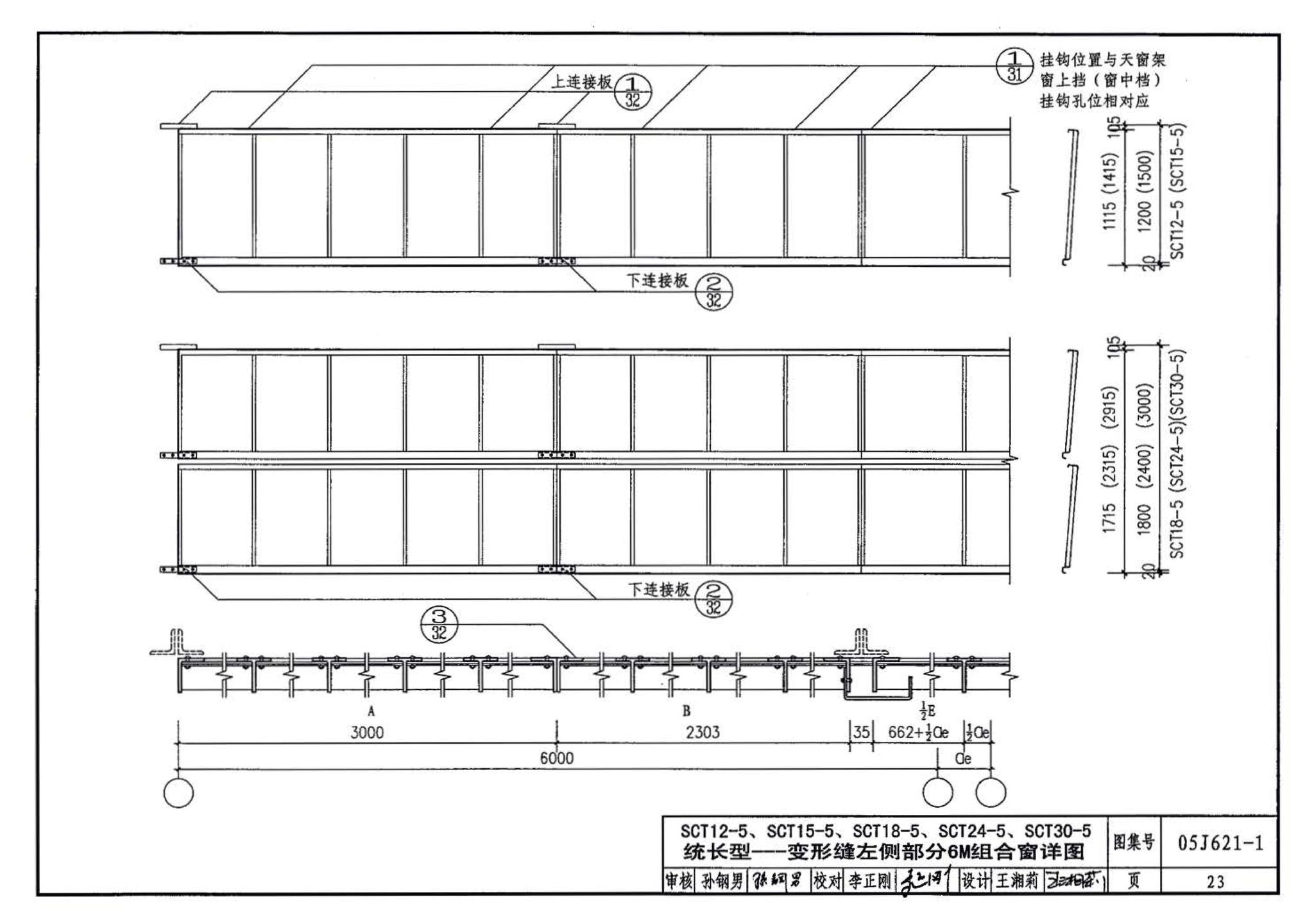 05J621-1--天窗－上悬钢天窗、中悬钢天窗、平天窗