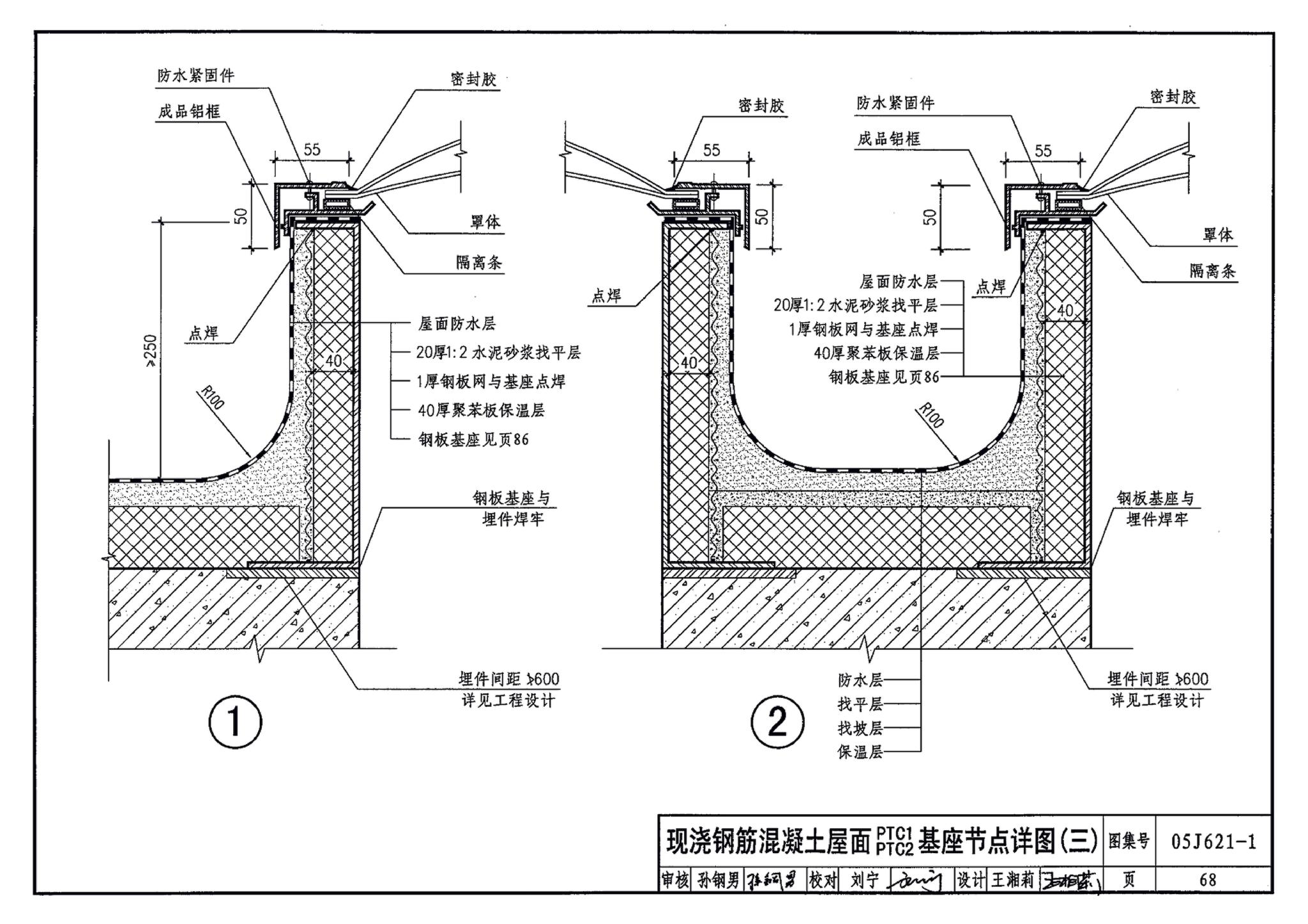 05J621-1--天窗－上悬钢天窗、中悬钢天窗、平天窗