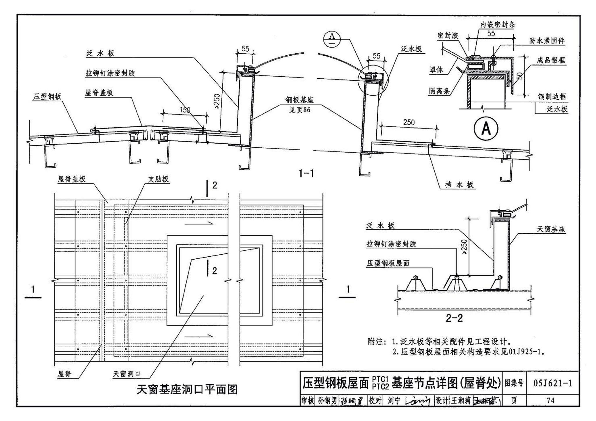 05J621-1--天窗－上悬钢天窗、中悬钢天窗、平天窗