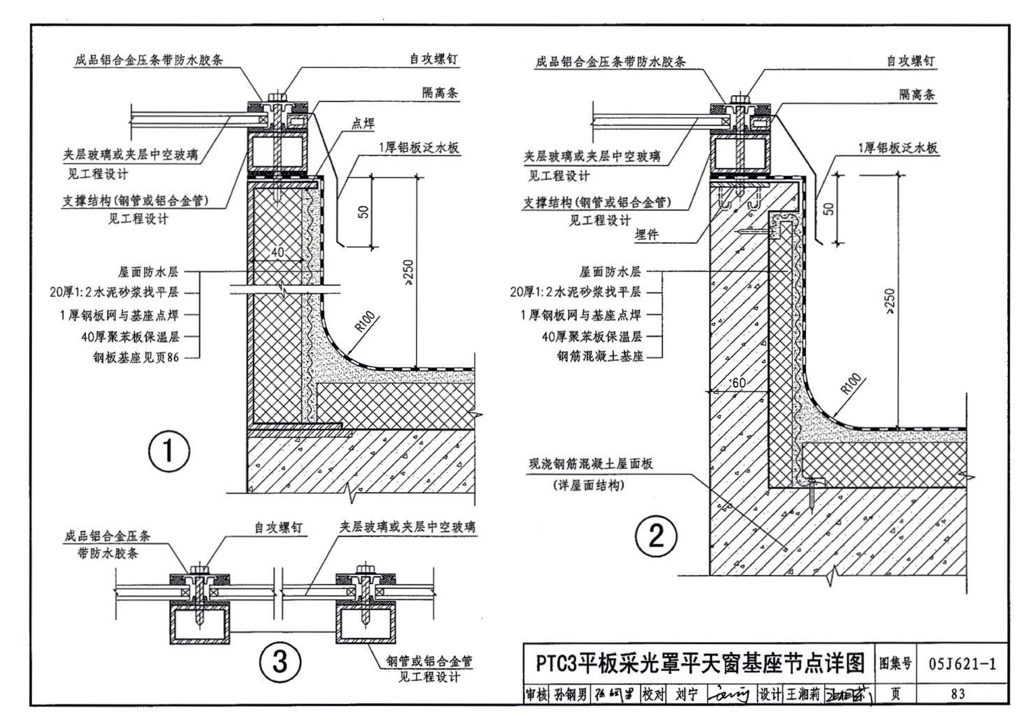 05J621-1--天窗－上悬钢天窗、中悬钢天窗、平天窗