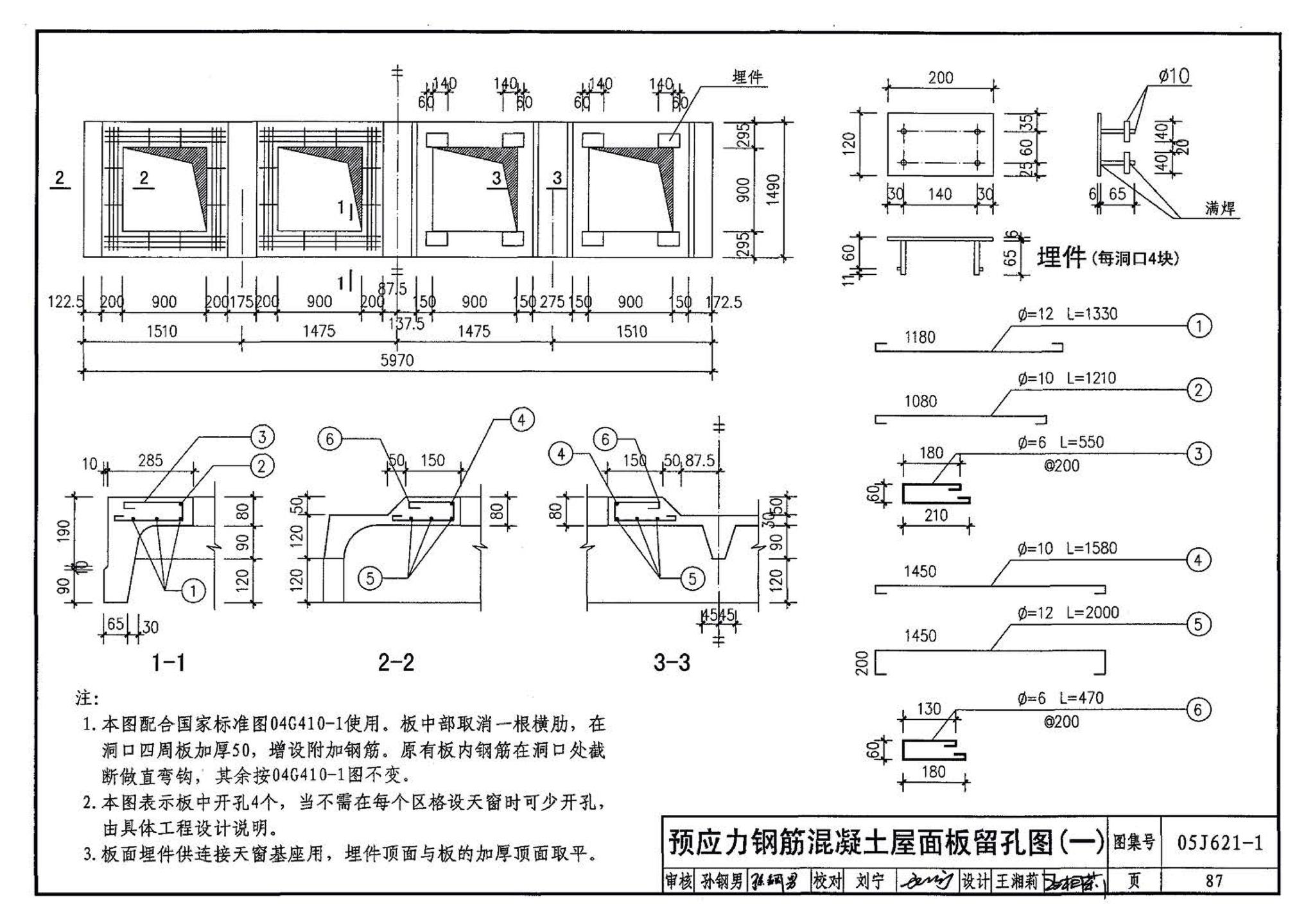 05J621-1--天窗－上悬钢天窗、中悬钢天窗、平天窗