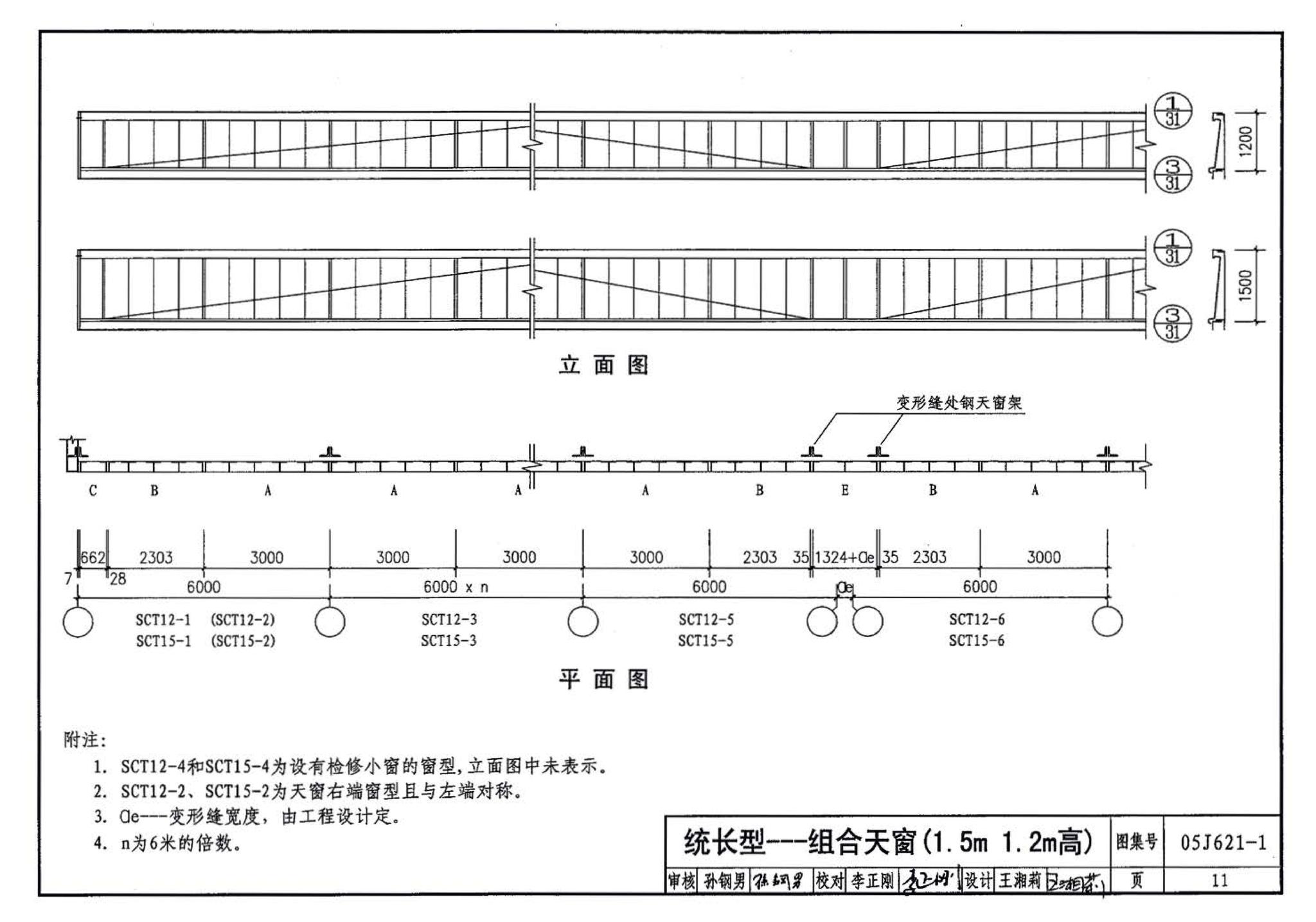 05J621-1--天窗－上悬钢天窗、中悬钢天窗、平天窗