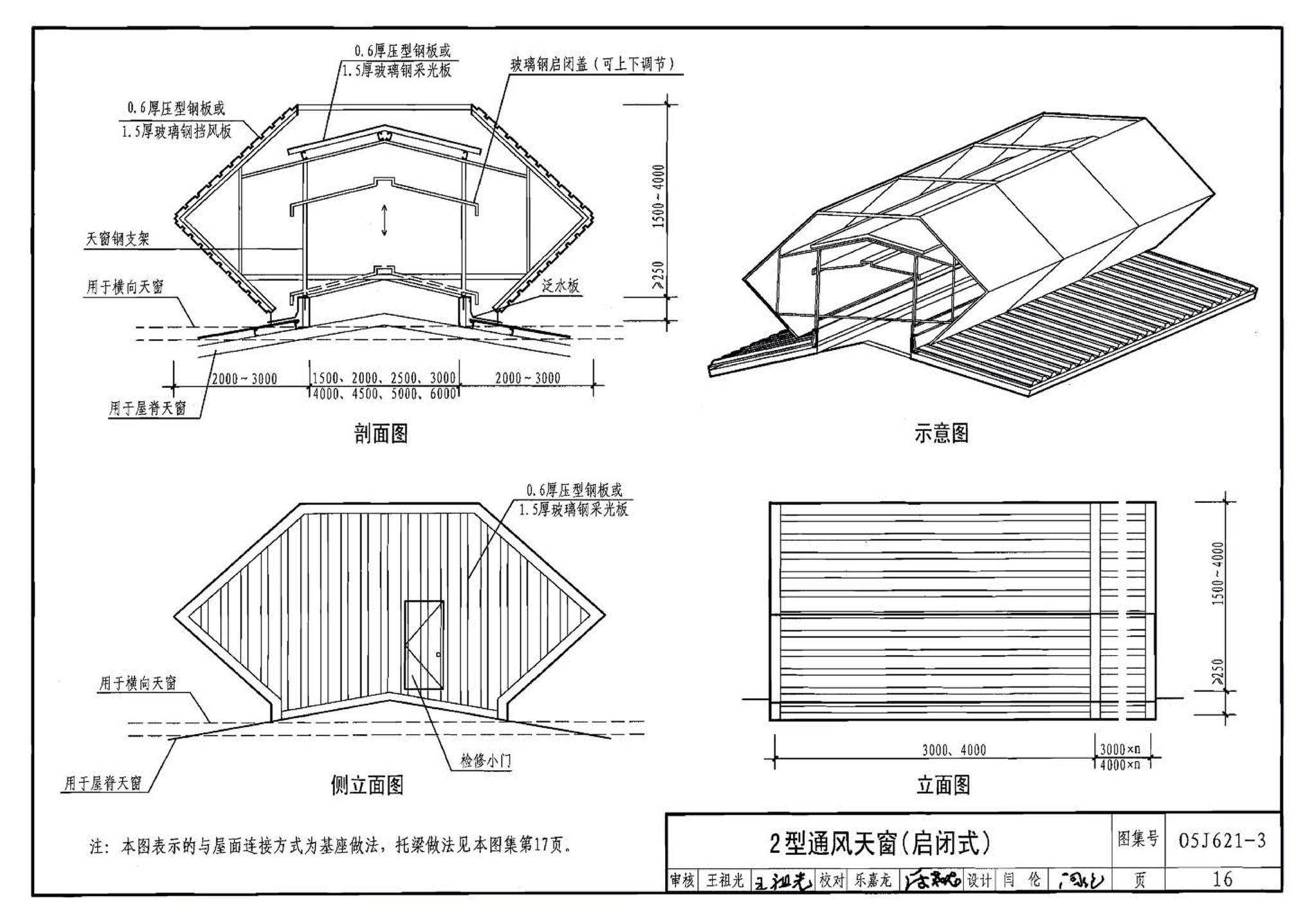 05J621-3--通风天窗