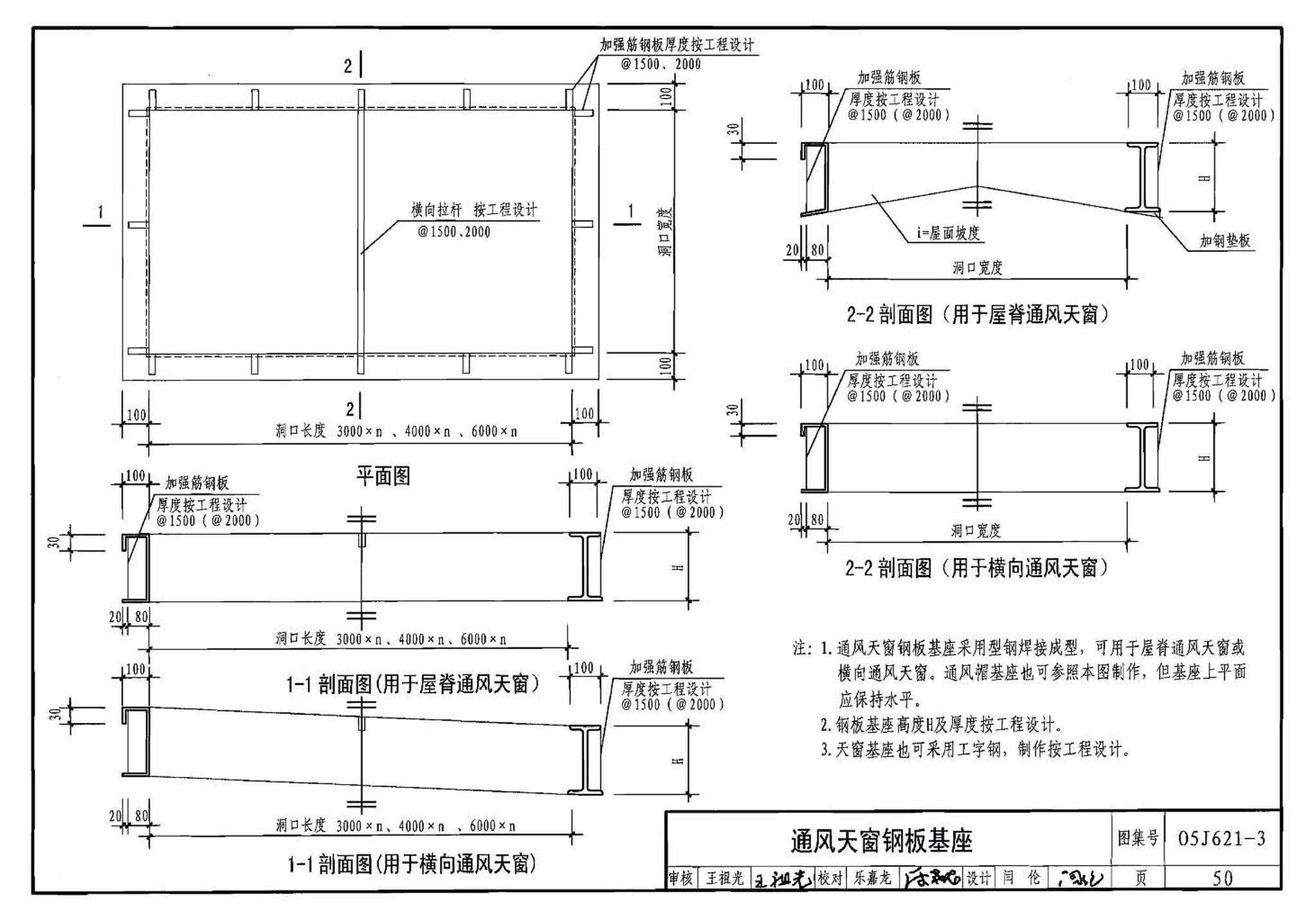 05J621-3--通风天窗