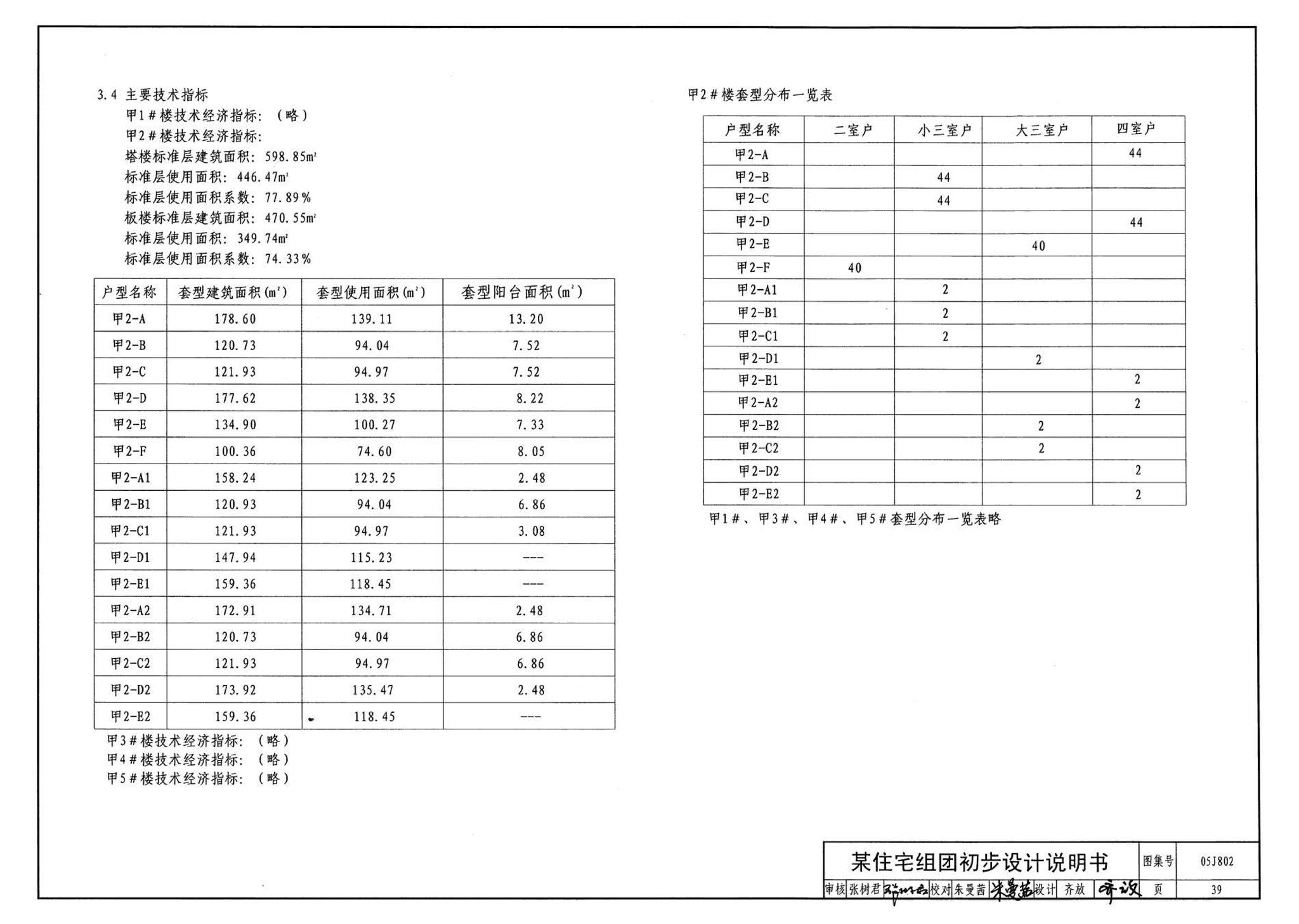 05J802--民用建筑工程建筑初步设计深度图样