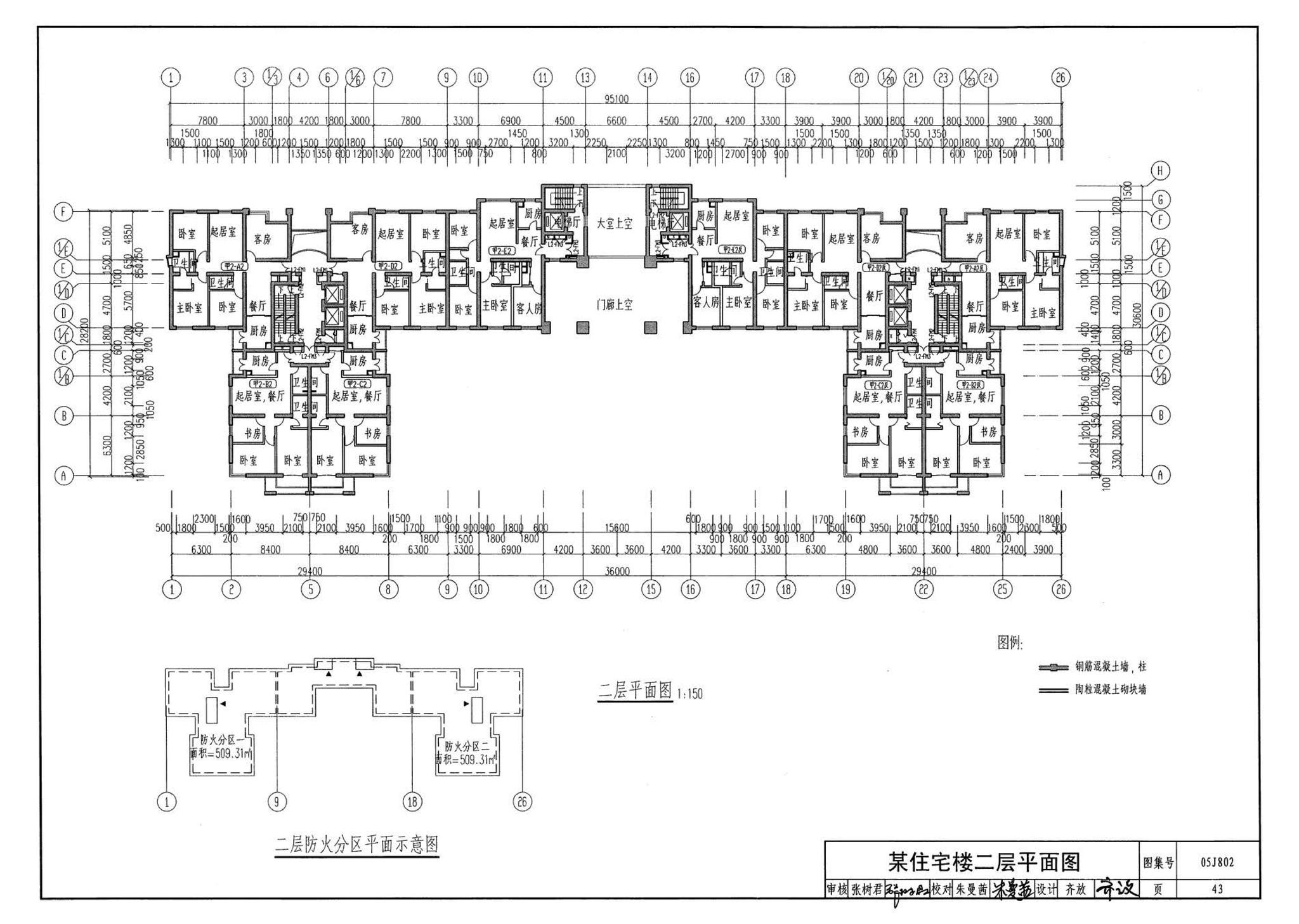 05J802--民用建筑工程建筑初步设计深度图样