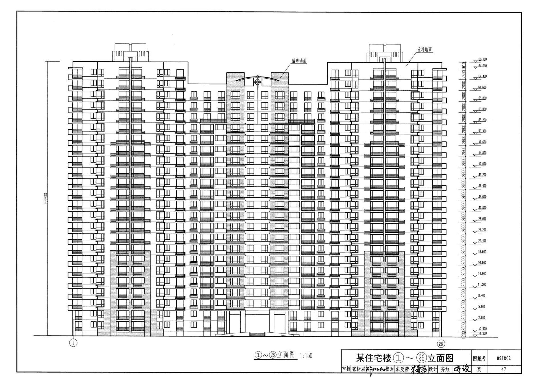 05J802--民用建筑工程建筑初步设计深度图样