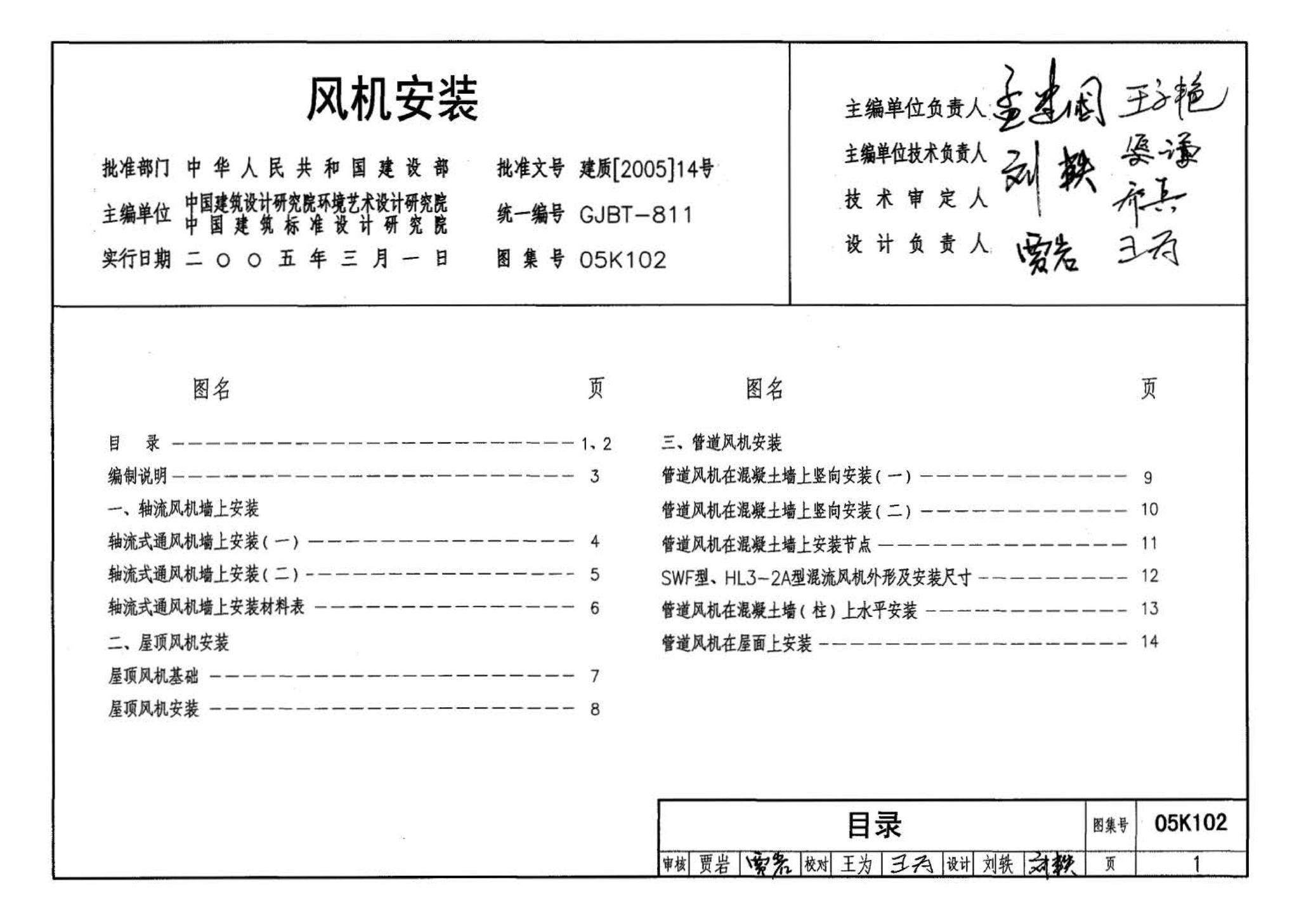 05K102--风机安装