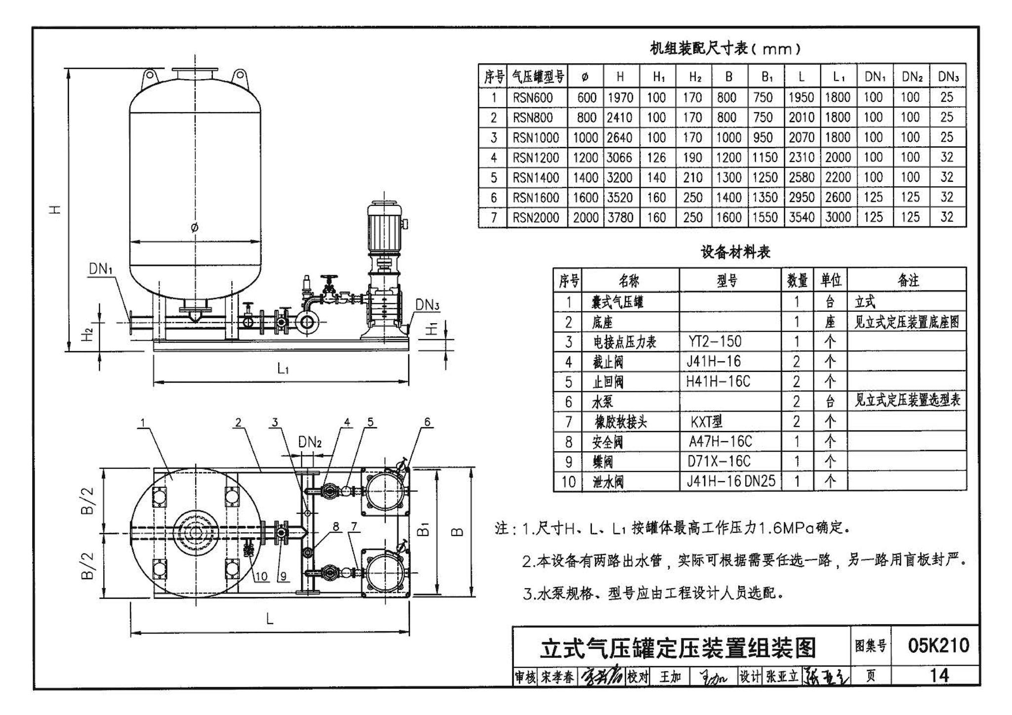 05K210--采暖空调循环水系统定压