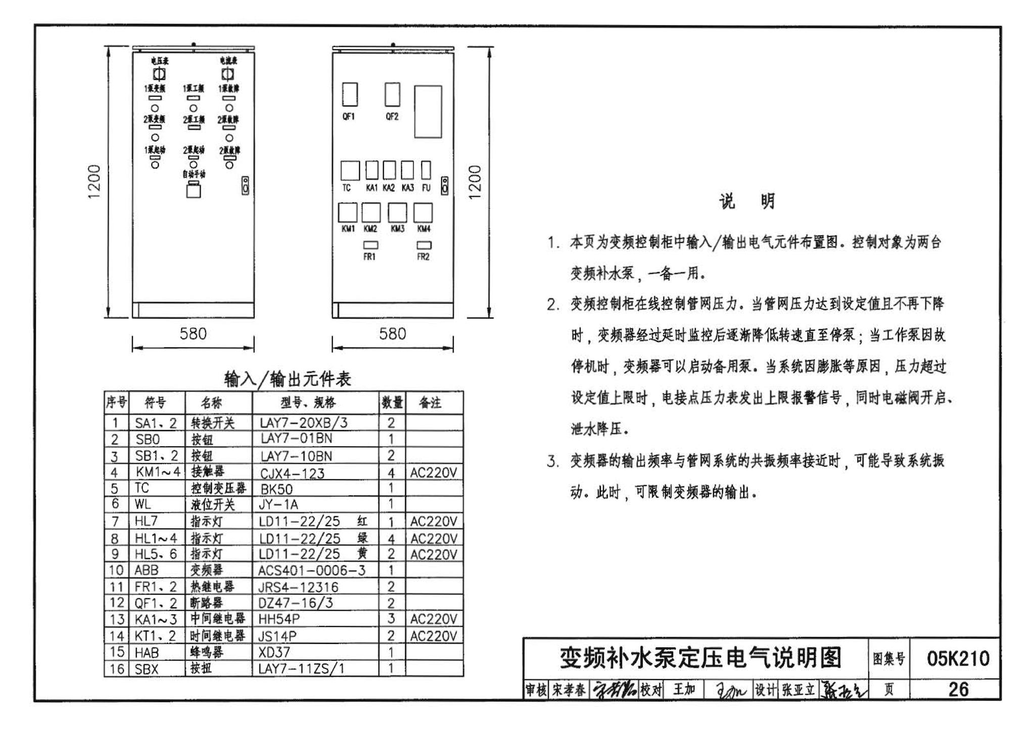 05K210--采暖空调循环水系统定压