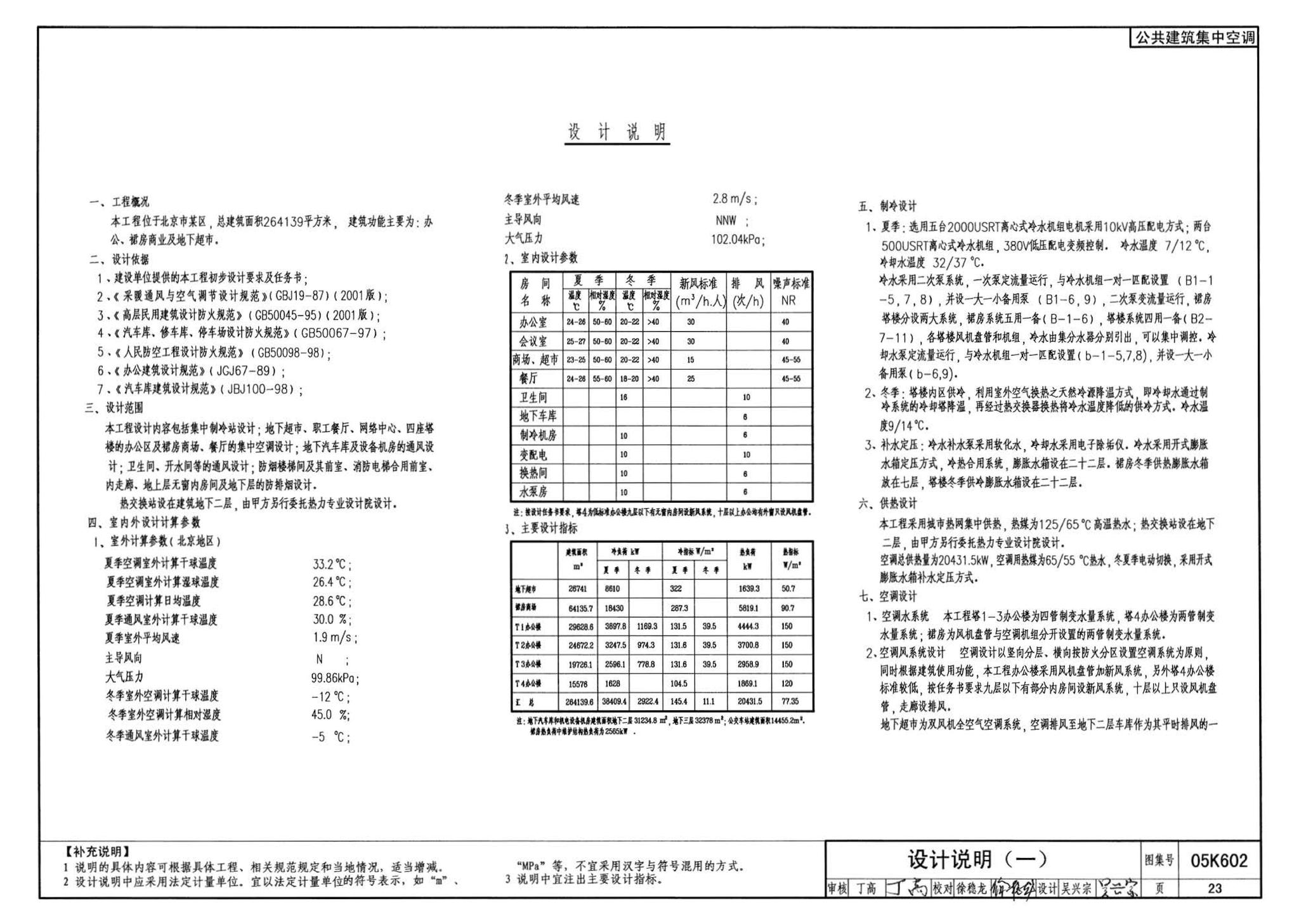 05K602--民用建筑工程暖通空调及动力初步设计深度图样