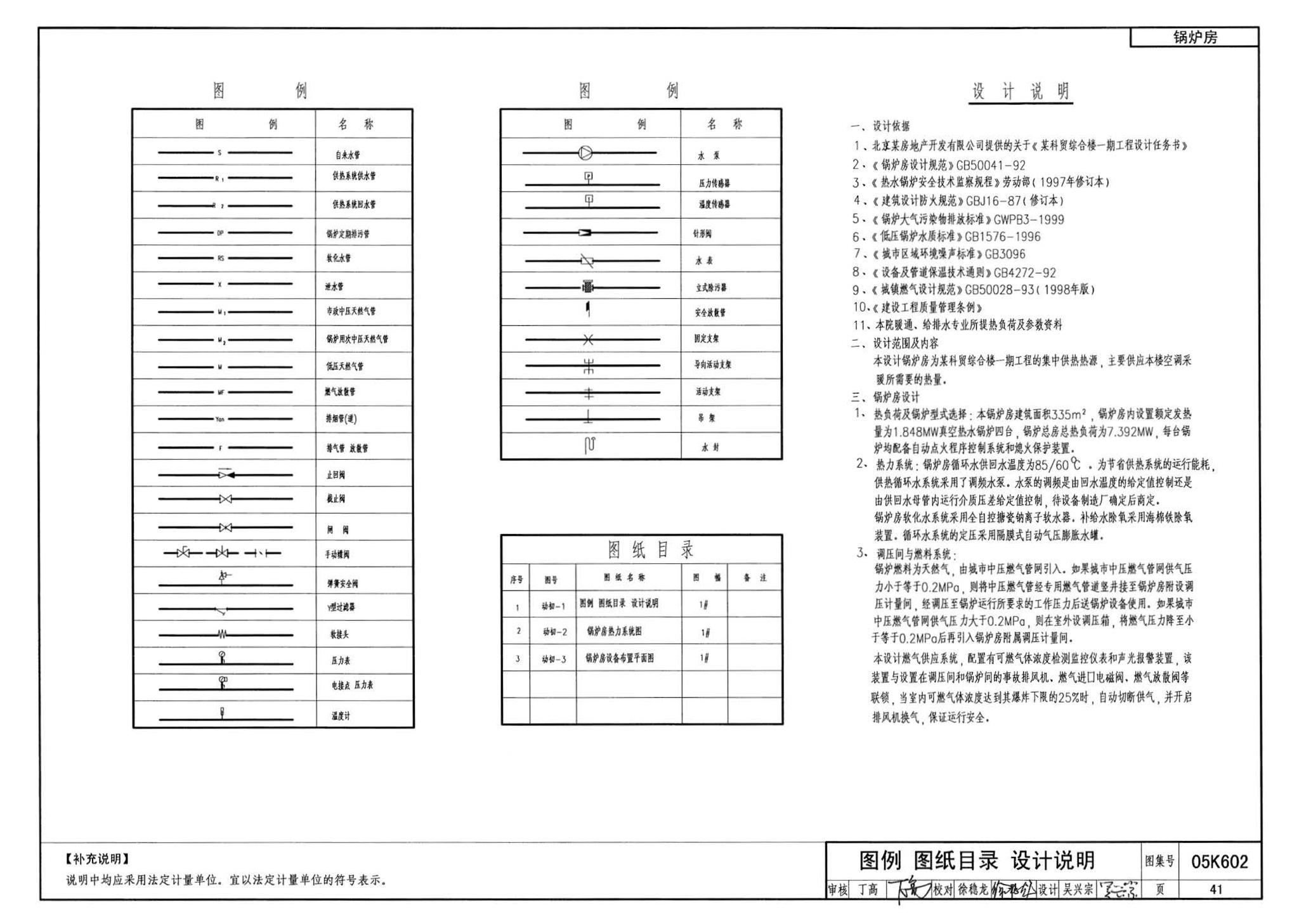 05K602--民用建筑工程暖通空调及动力初步设计深度图样