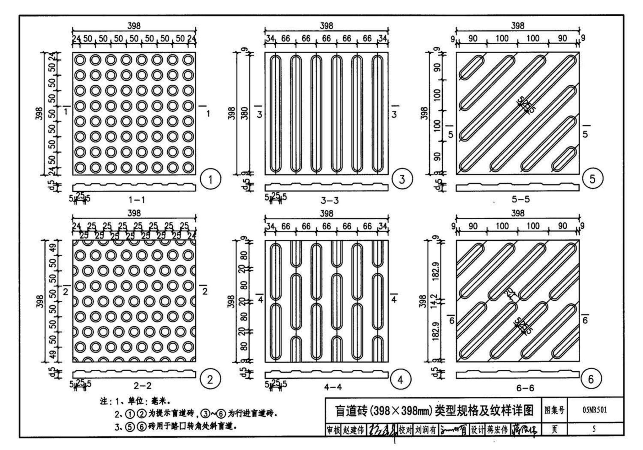 05MR501--城市道路──无障碍设计