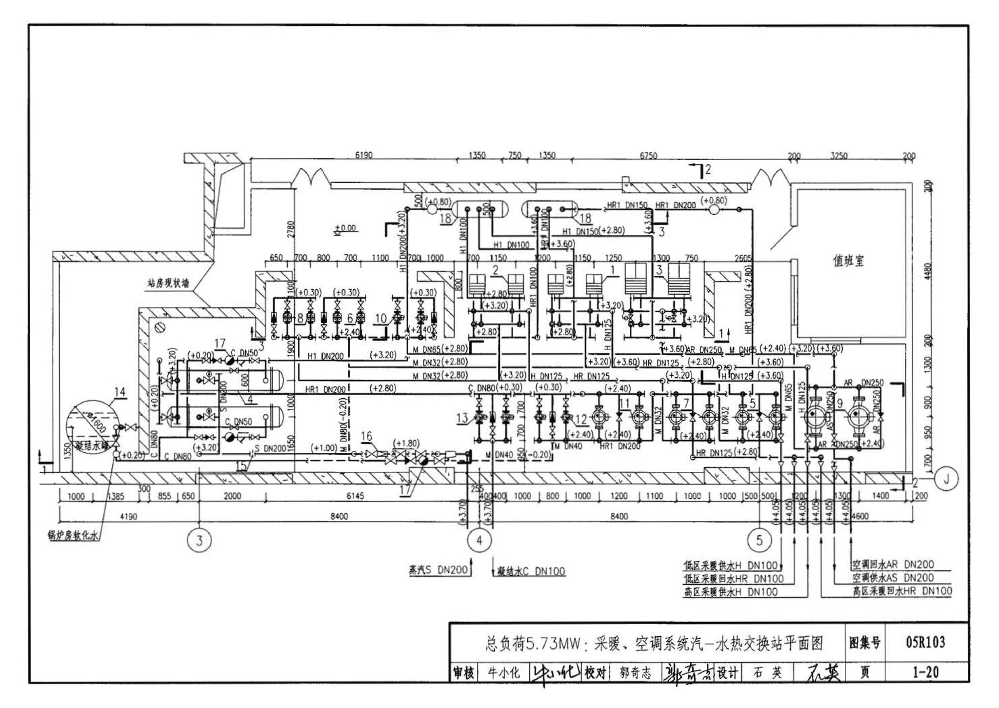 05R103--热交换站工程设计施工图集