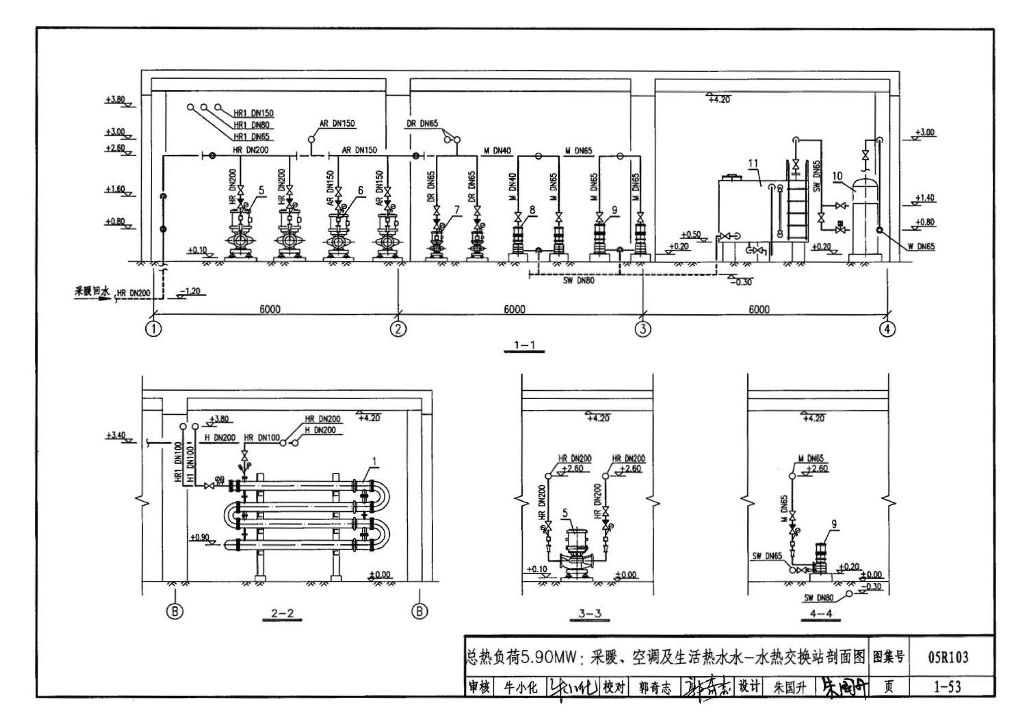 05R103--热交换站工程设计施工图集