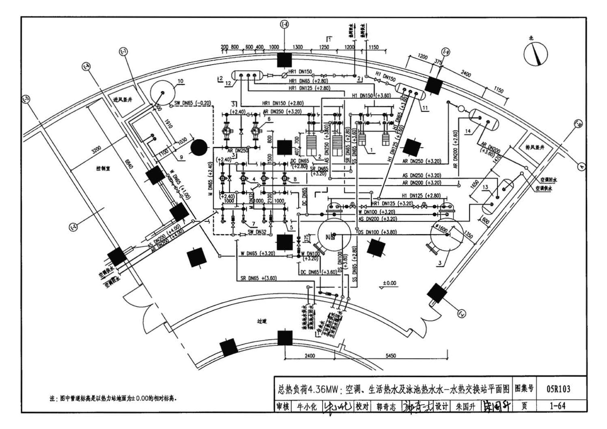 05R103--热交换站工程设计施工图集