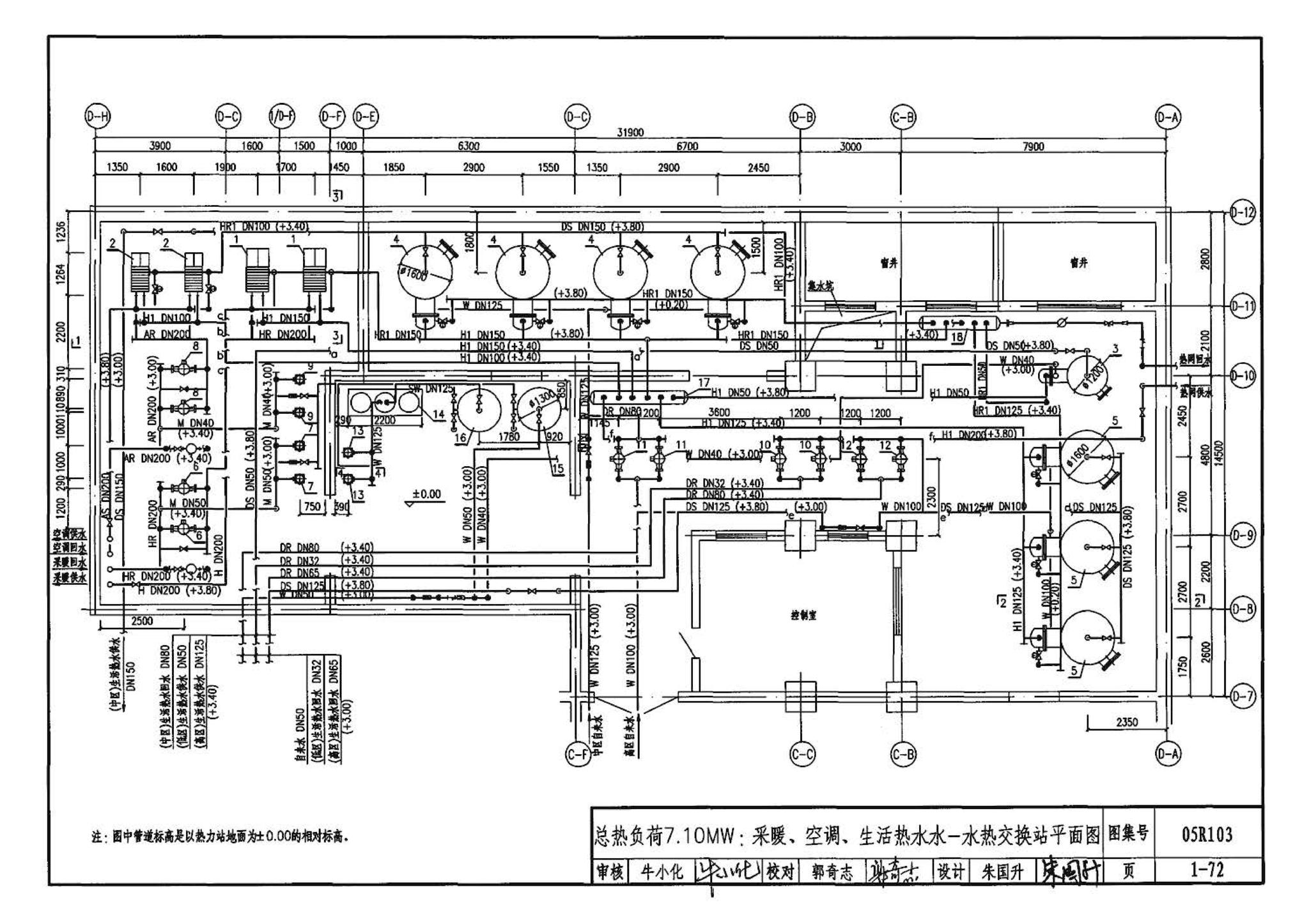 05R103--热交换站工程设计施工图集