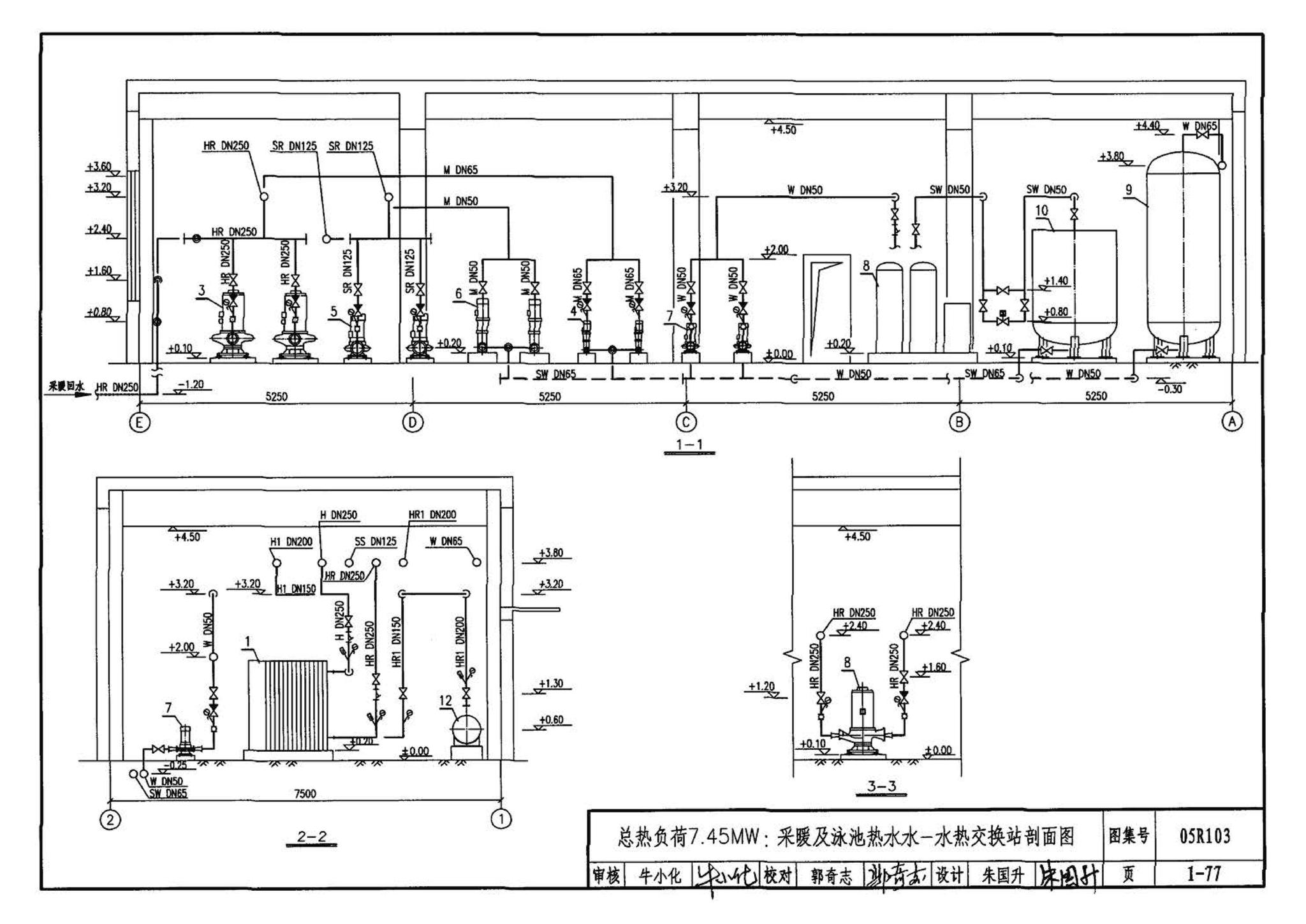 05R103--热交换站工程设计施工图集