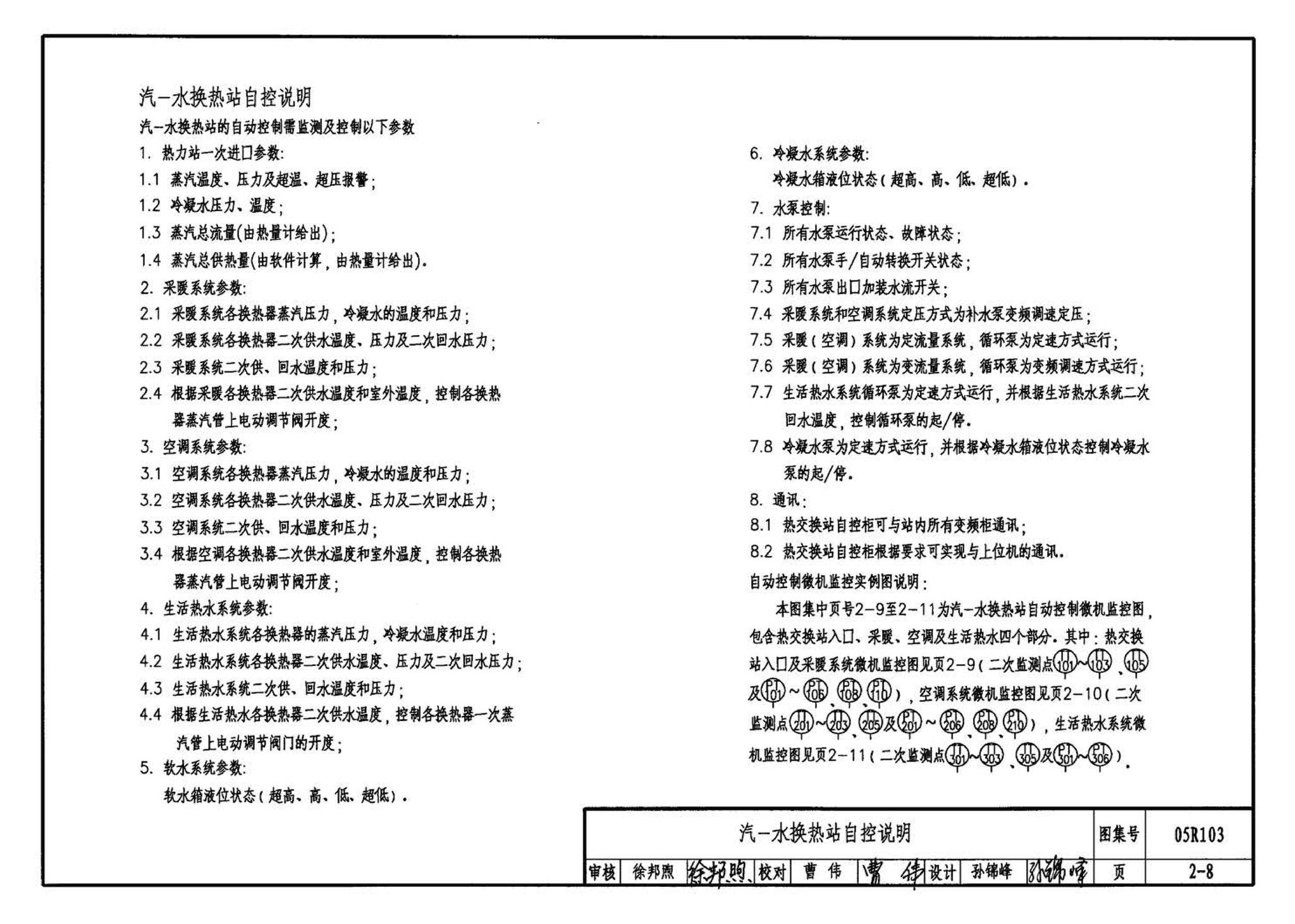 05R103--热交换站工程设计施工图集