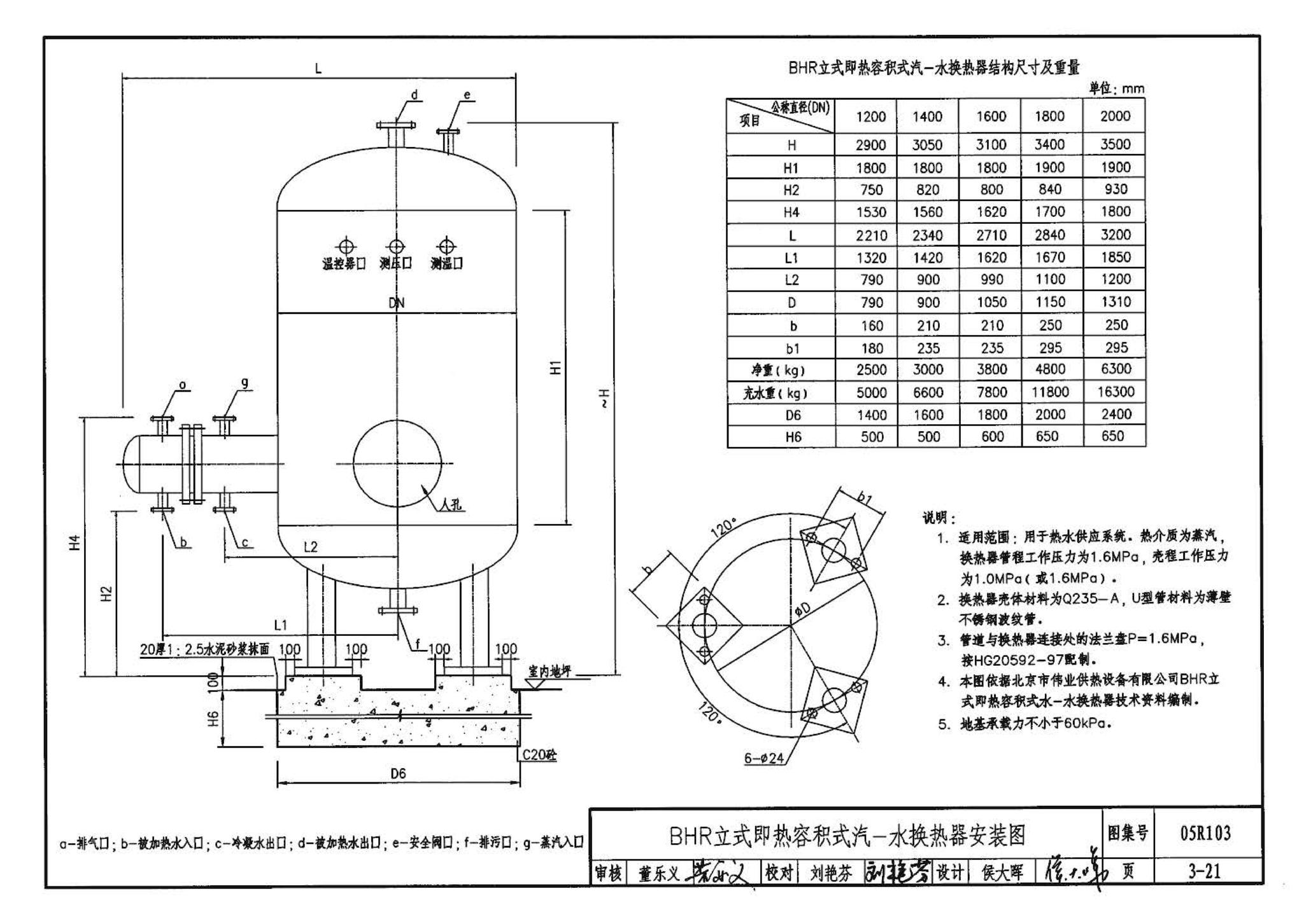 05R103--热交换站工程设计施工图集