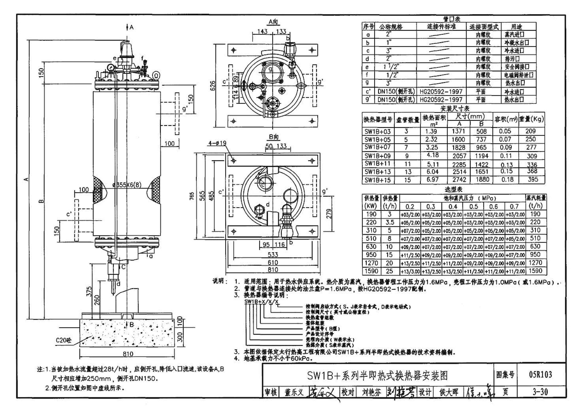 05R103--热交换站工程设计施工图集