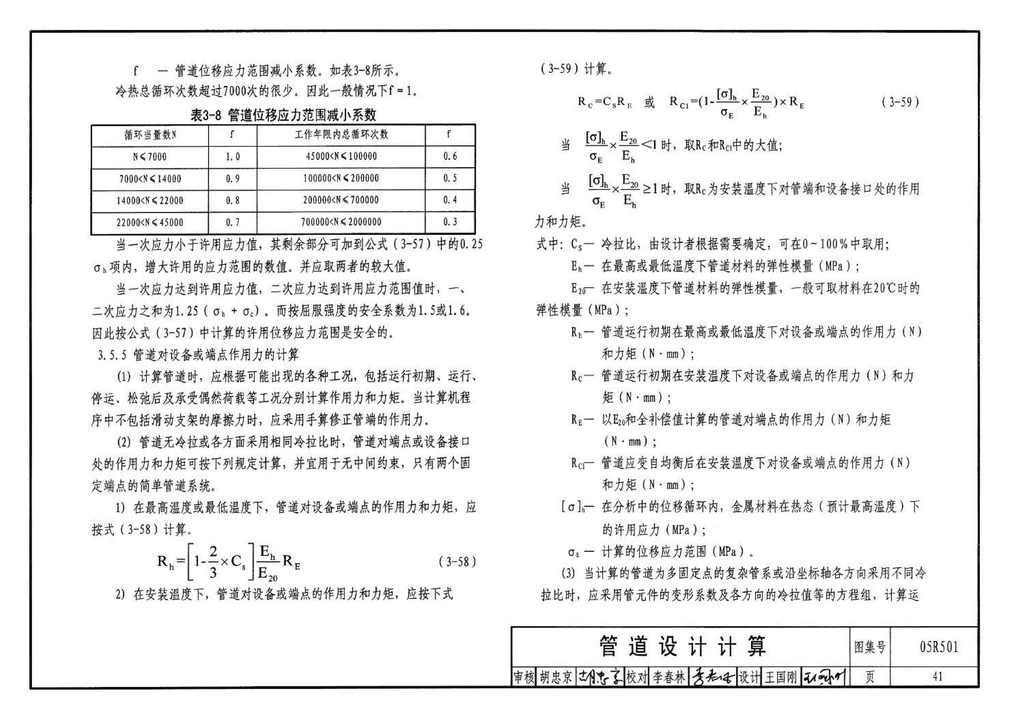 05R501--建筑公用设备专业常用压力管道设计