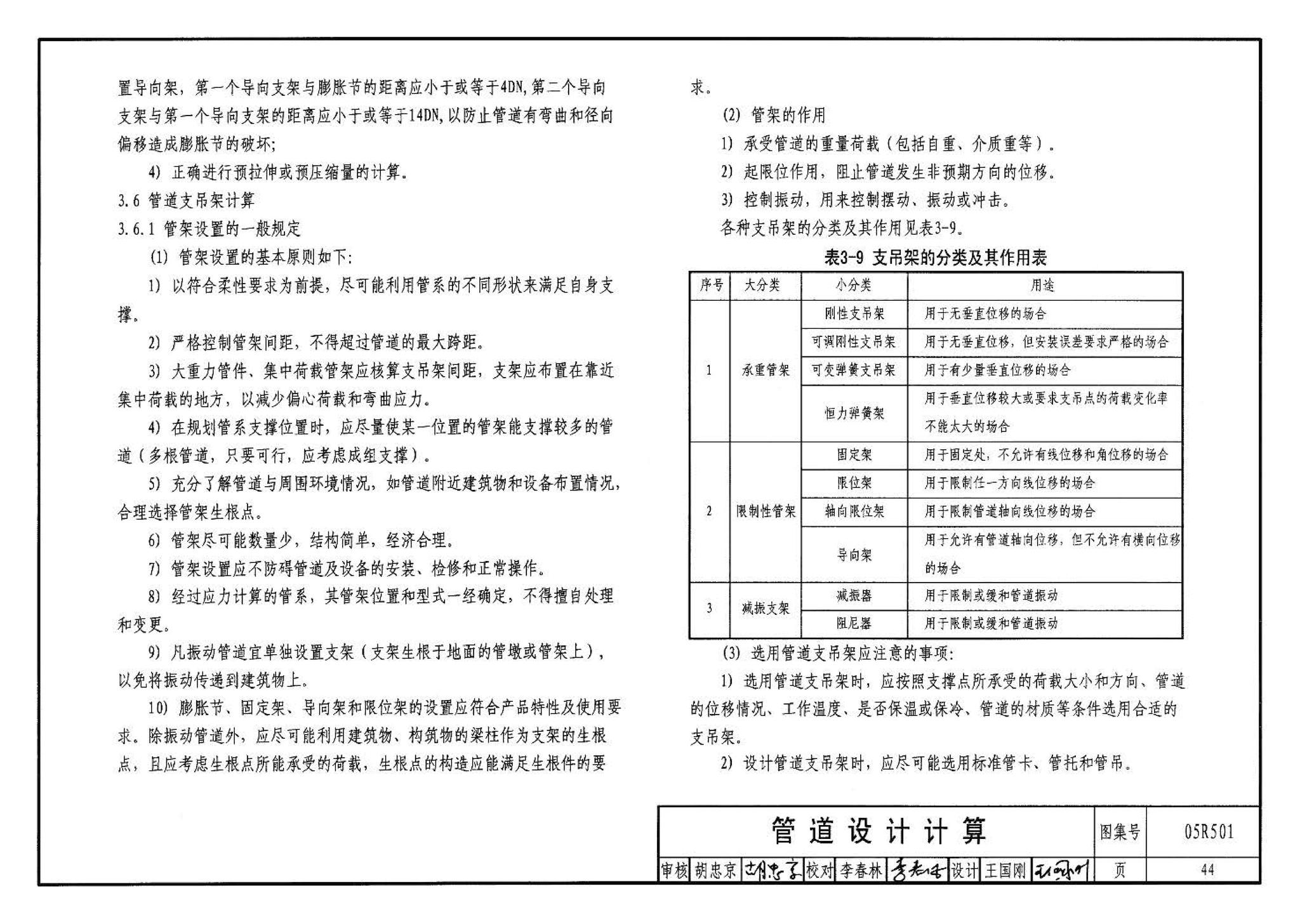 05R501--建筑公用设备专业常用压力管道设计