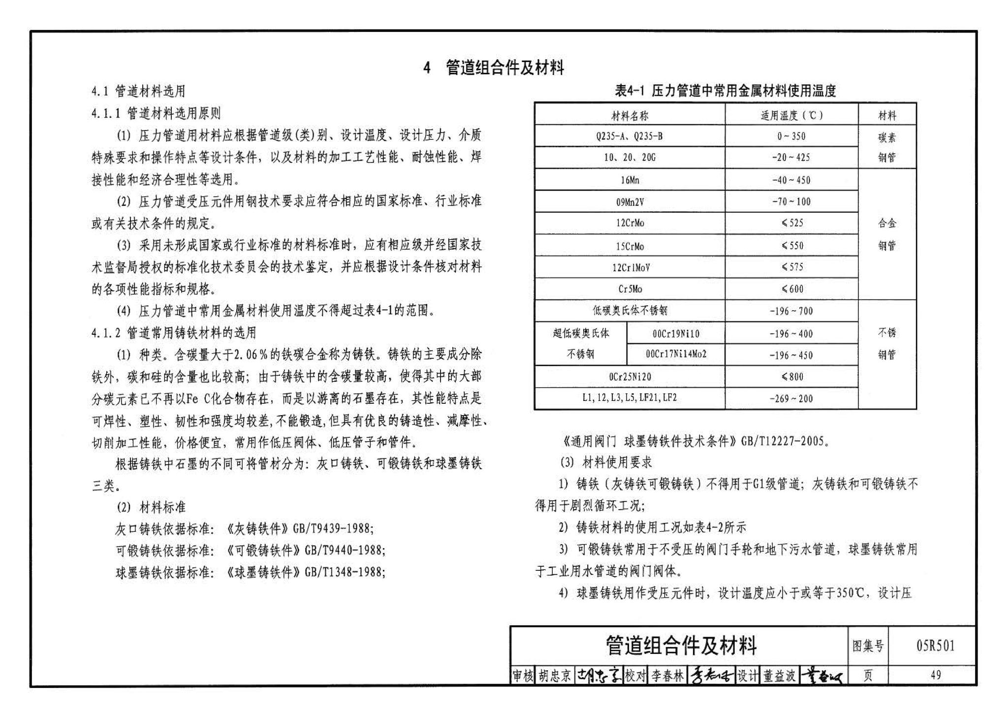 05R501--建筑公用设备专业常用压力管道设计