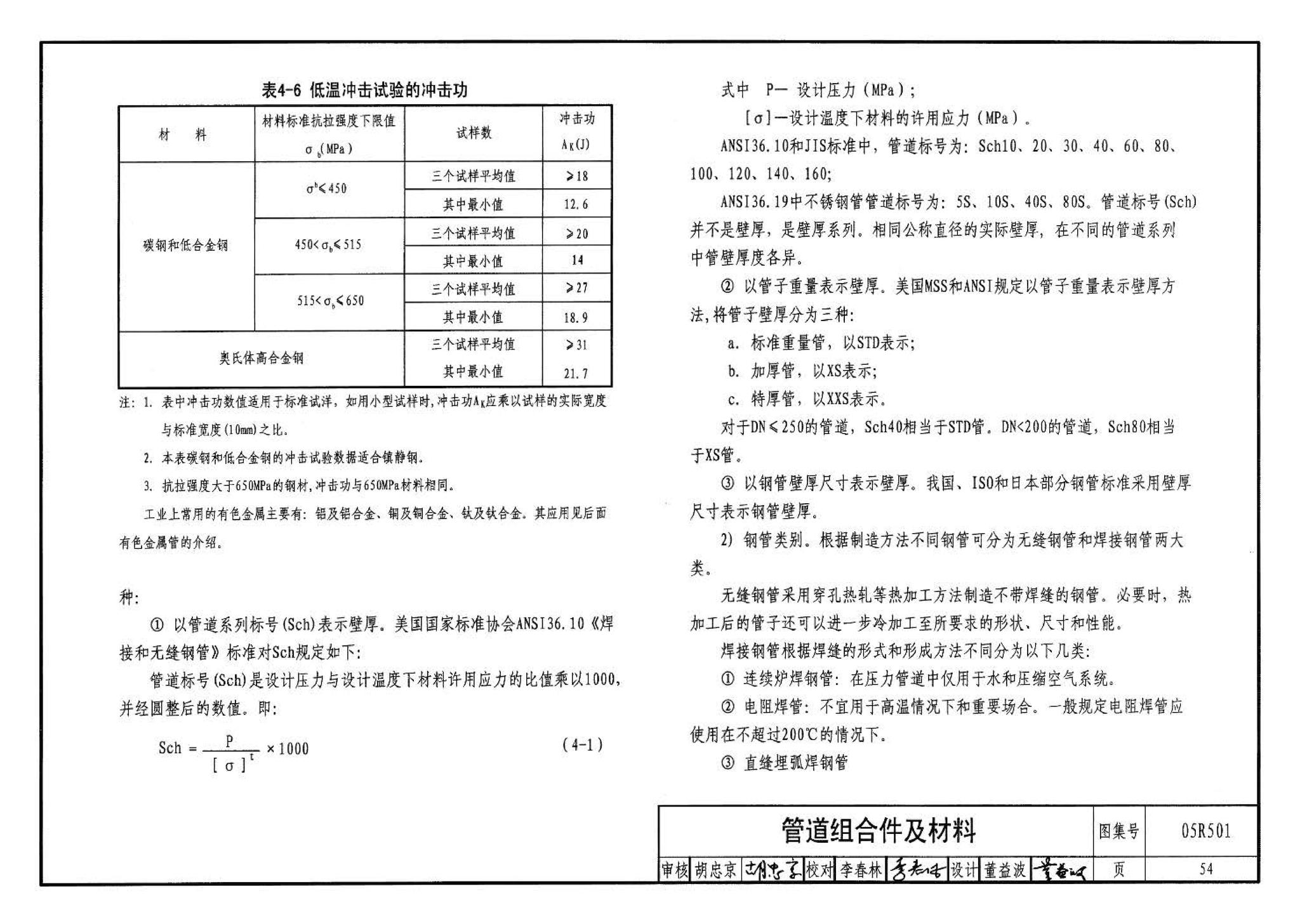 05R501--建筑公用设备专业常用压力管道设计