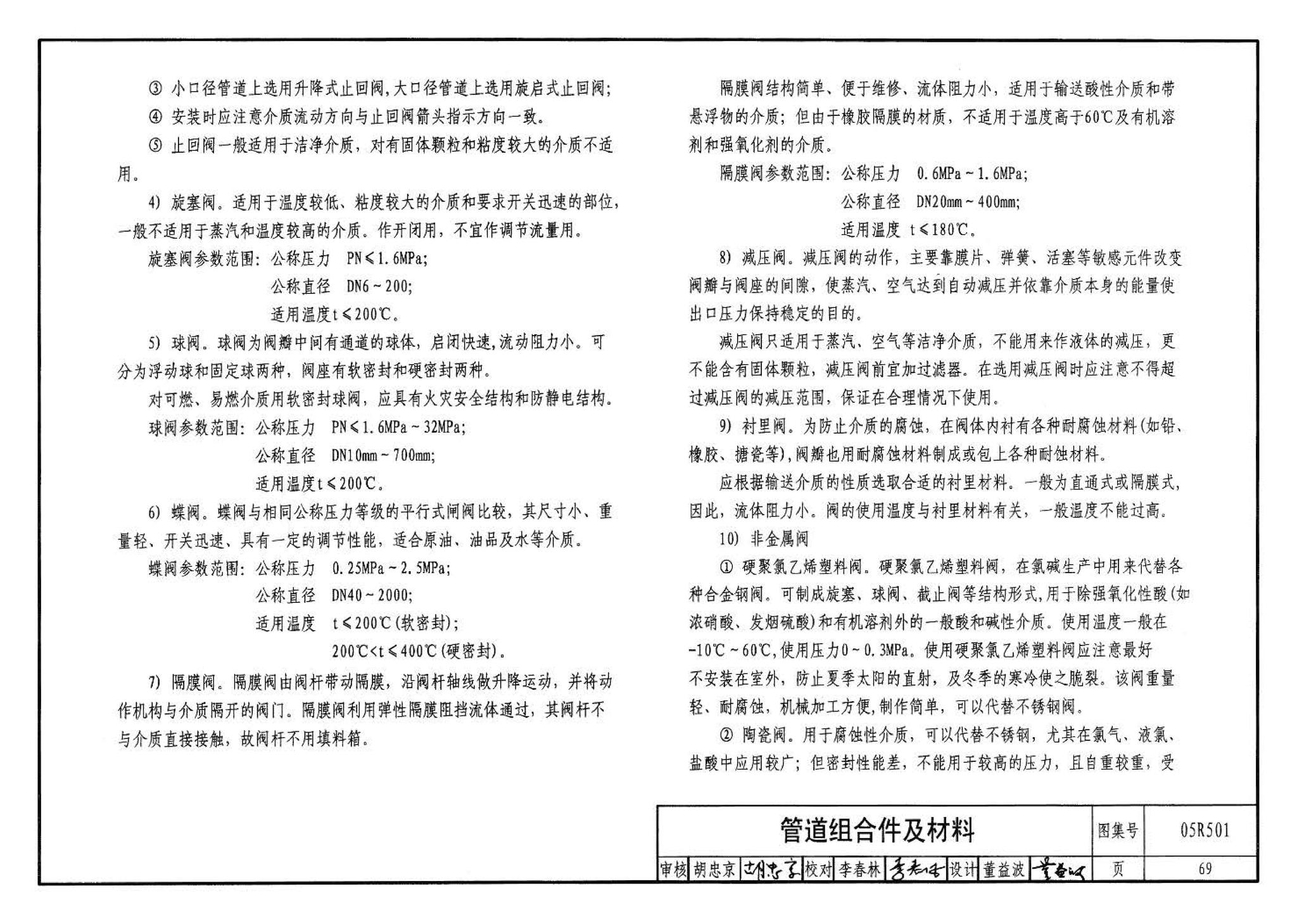 05R501--建筑公用设备专业常用压力管道设计