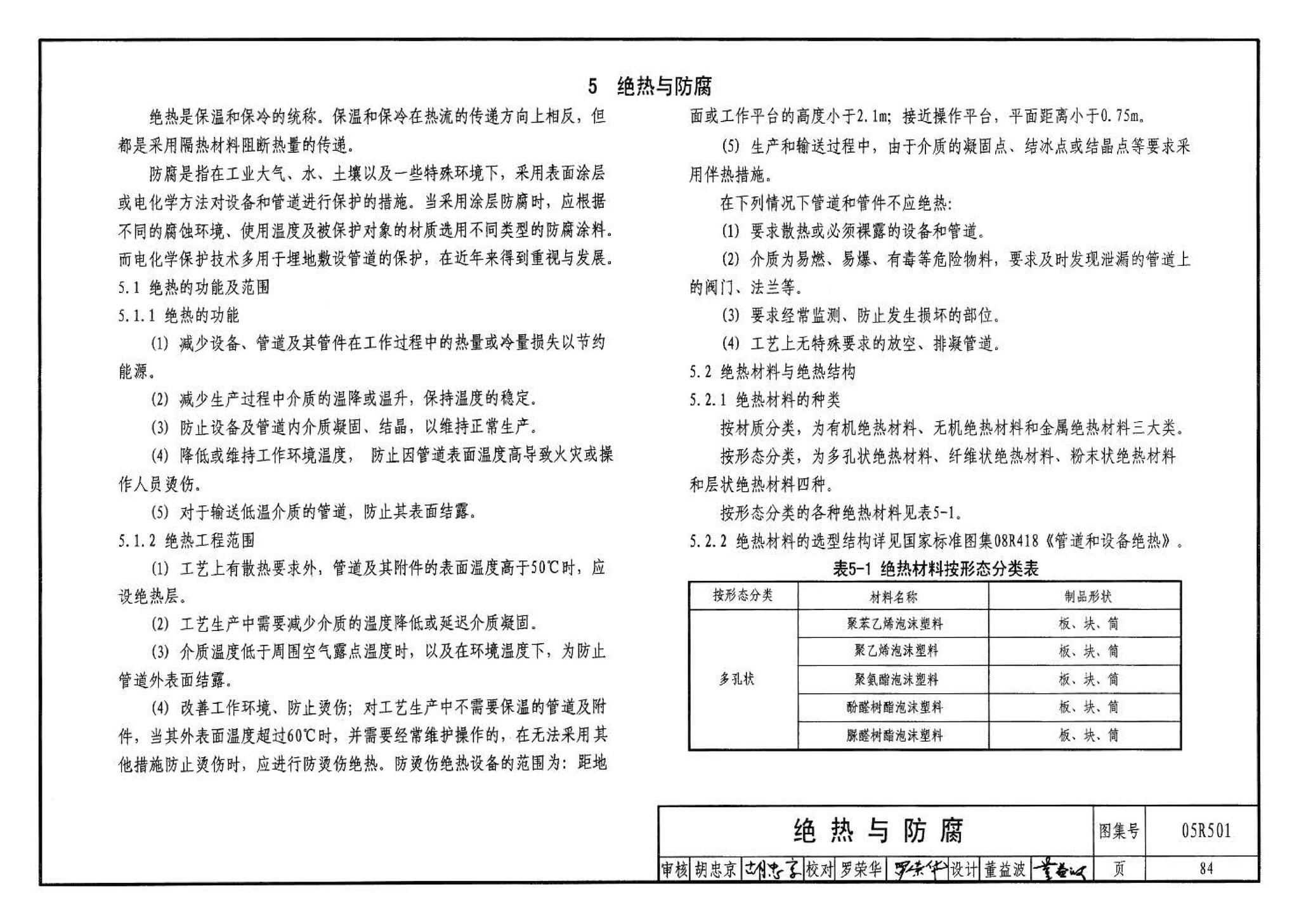 05R501--建筑公用设备专业常用压力管道设计