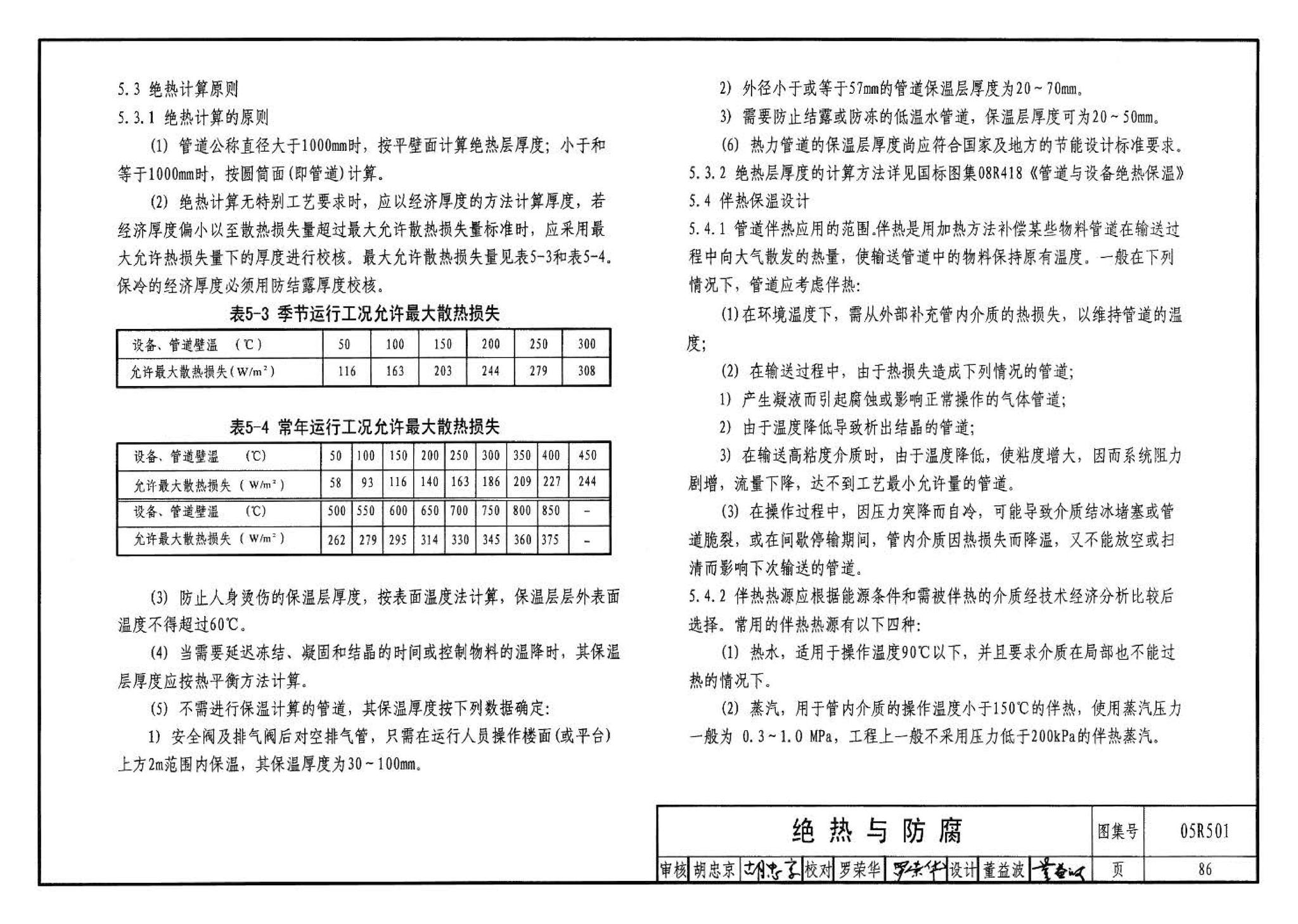 05R501--建筑公用设备专业常用压力管道设计