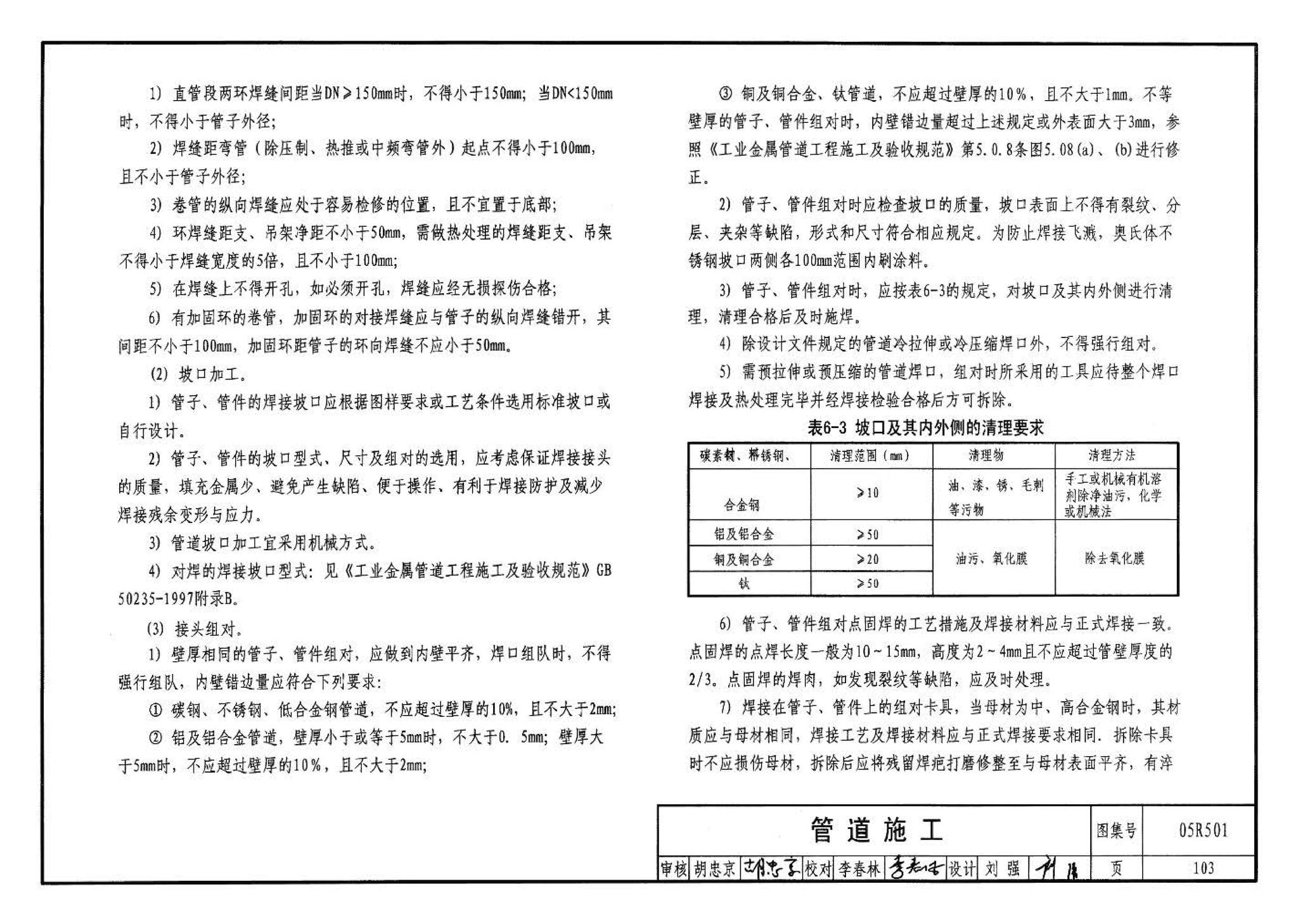 05R501--建筑公用设备专业常用压力管道设计