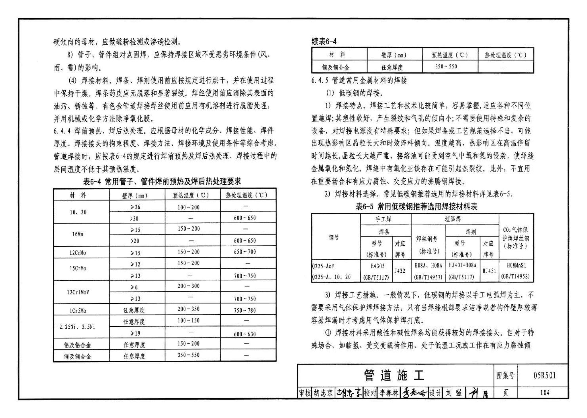 05R501--建筑公用设备专业常用压力管道设计