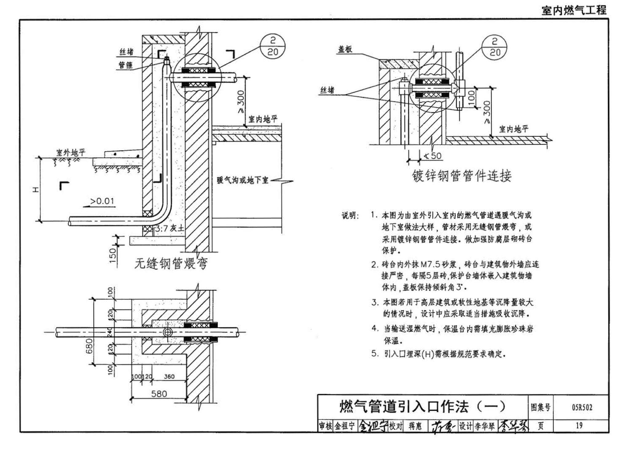 05R502--燃气工程设计施工