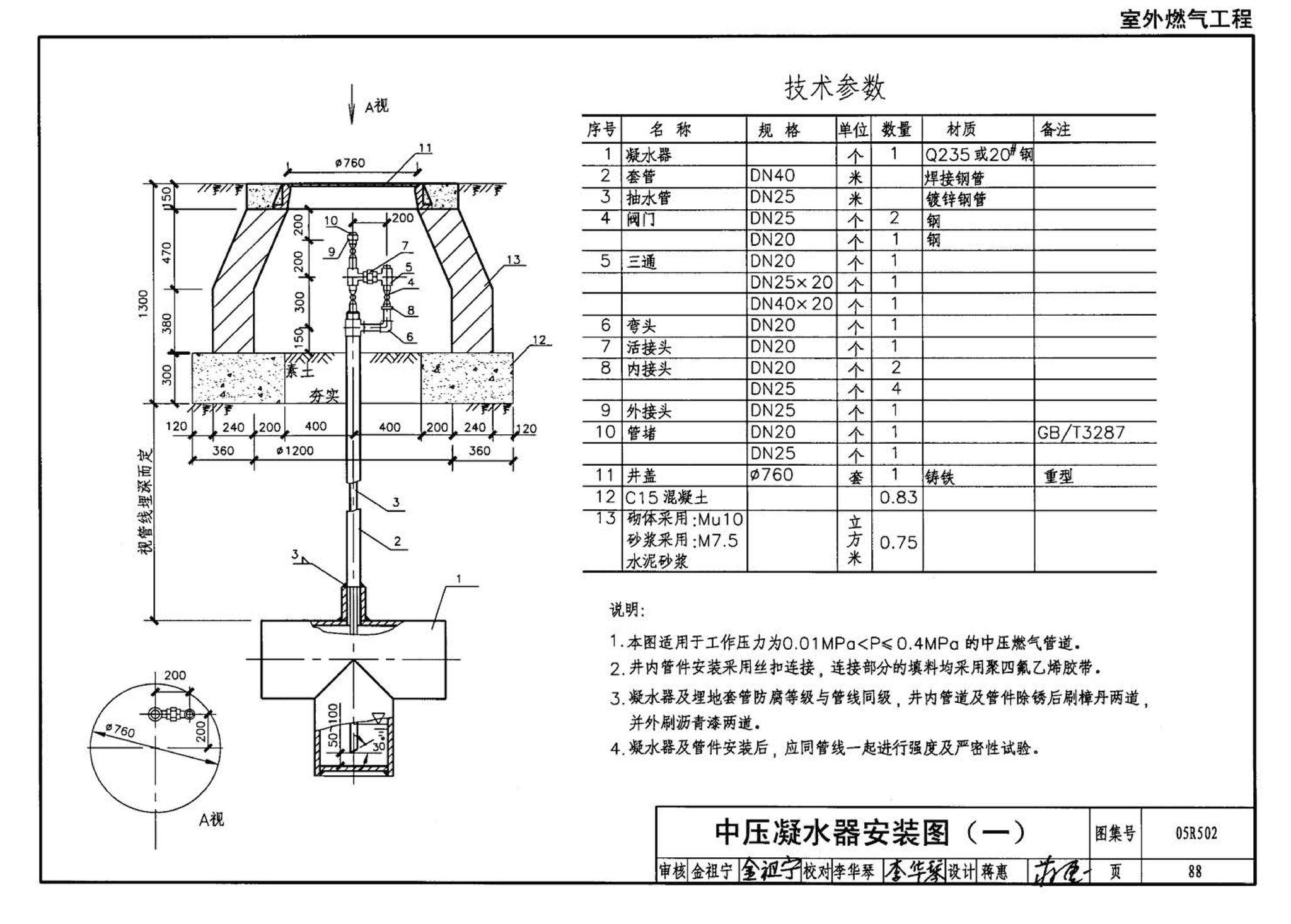 05R502--燃气工程设计施工