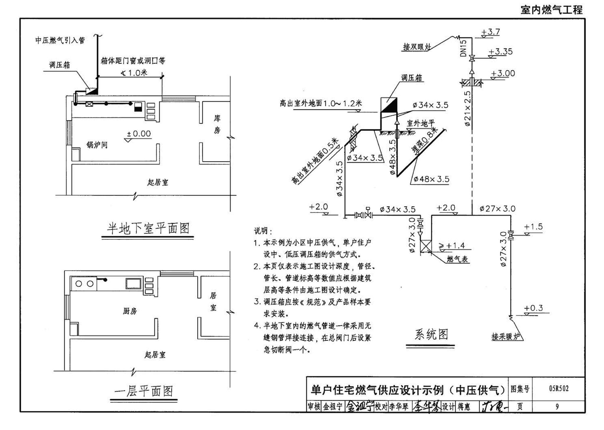 05R502--燃气工程设计施工